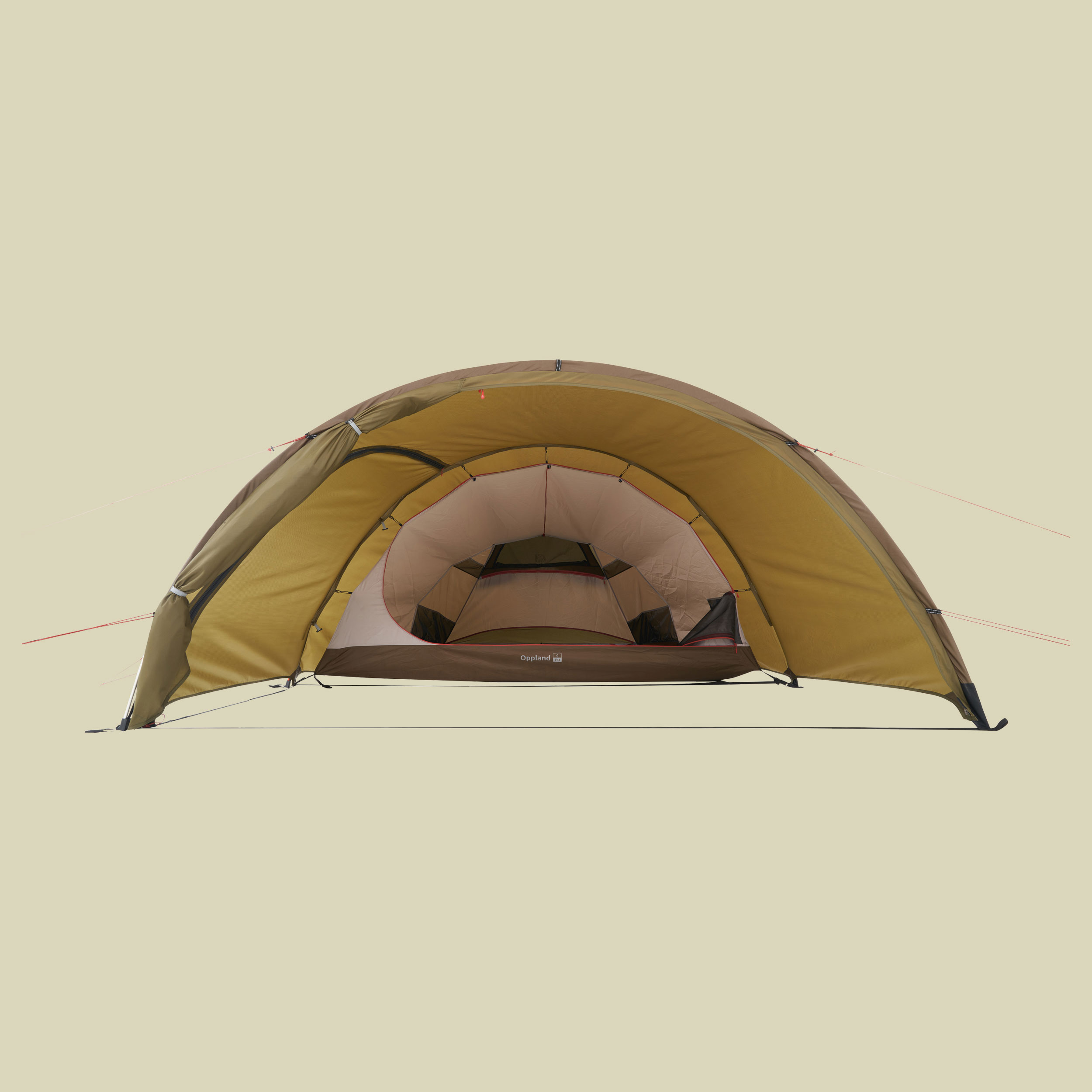 Oppland 4  PU Tent  4-Personen Zelt Farbe dark olive