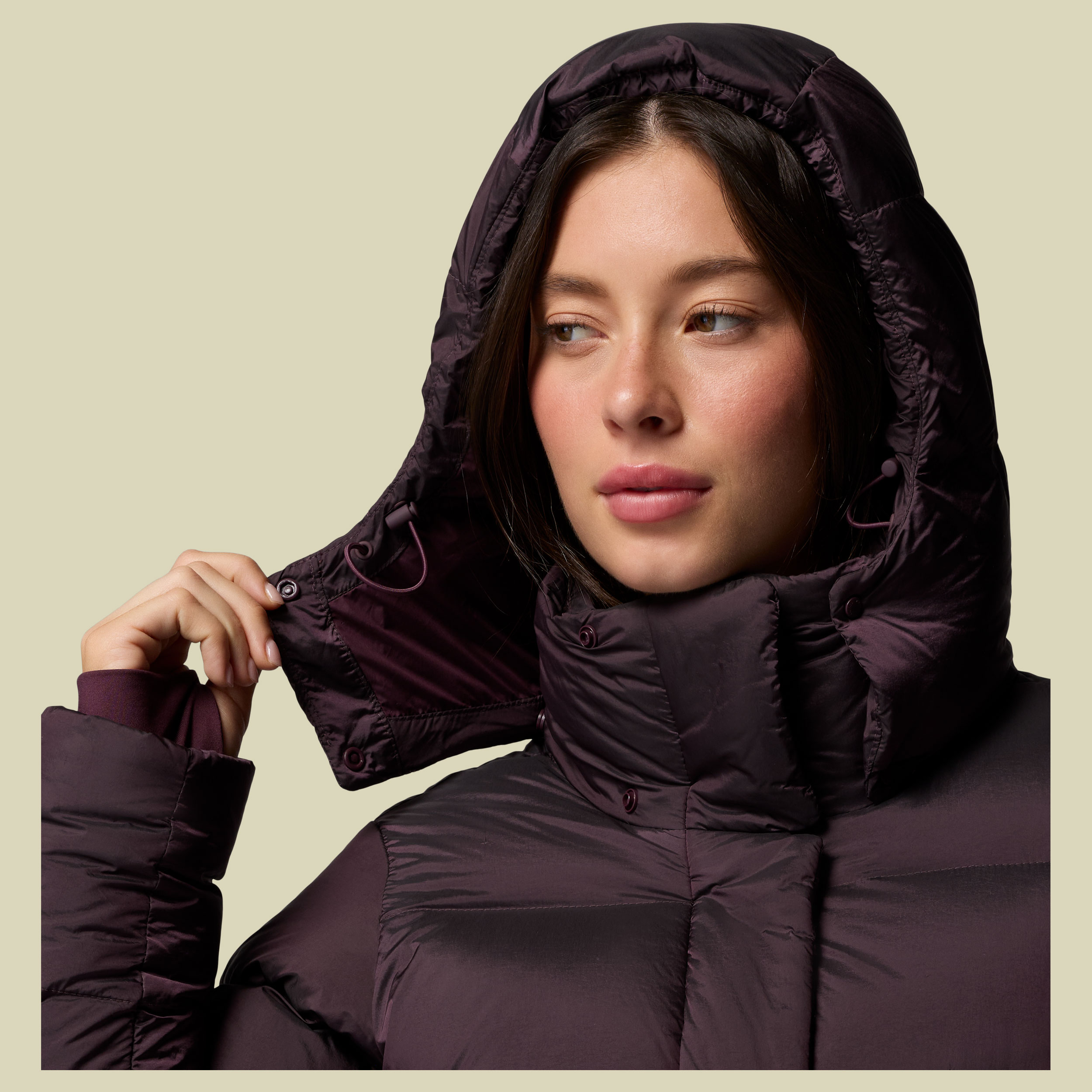 Amaze Puff Hooded Jacket Women S rot - moonvista high shine