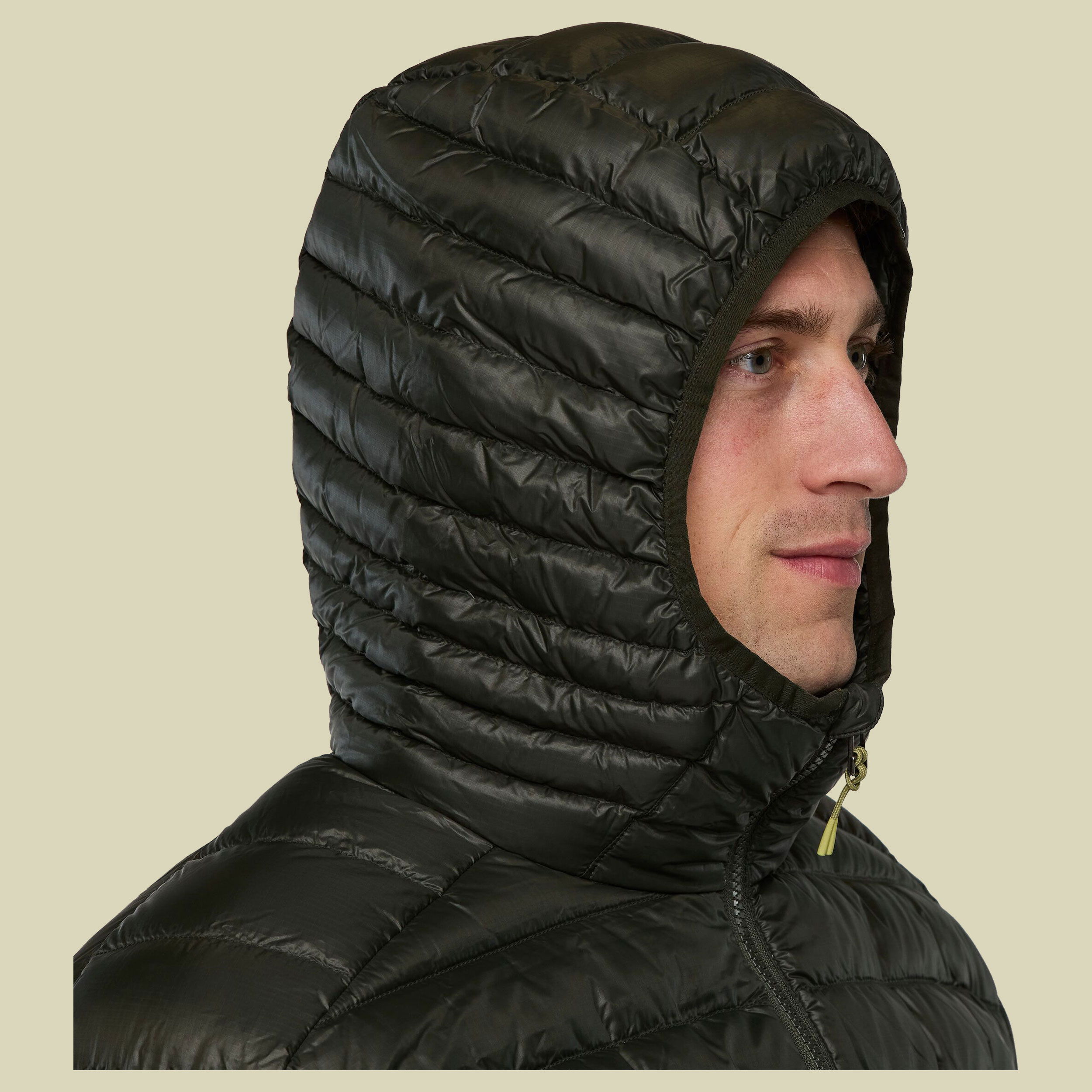 Fuego Down Hooded Jacket Men S grau