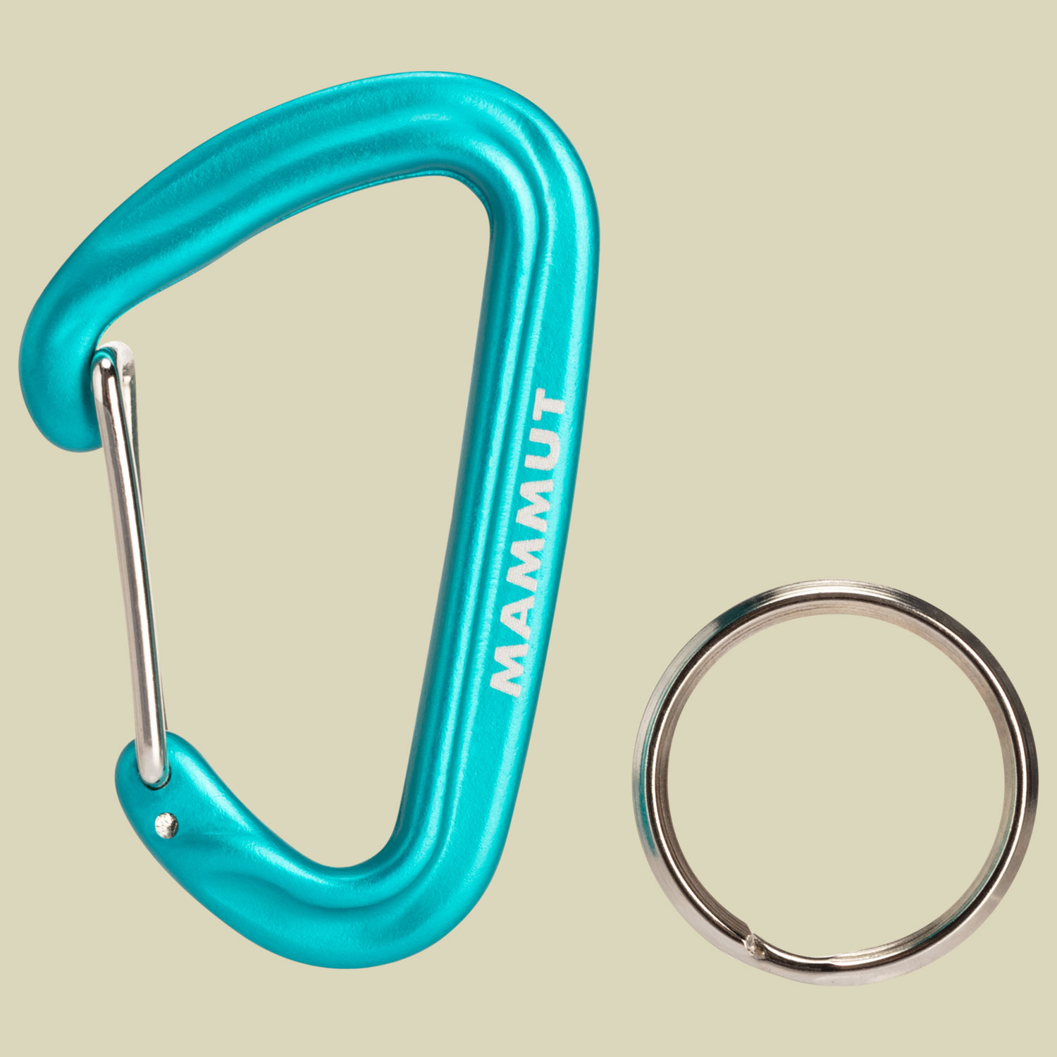 Schlüsselanhänger Mammut Mini Biner Wall Größe one size Farbe assorted