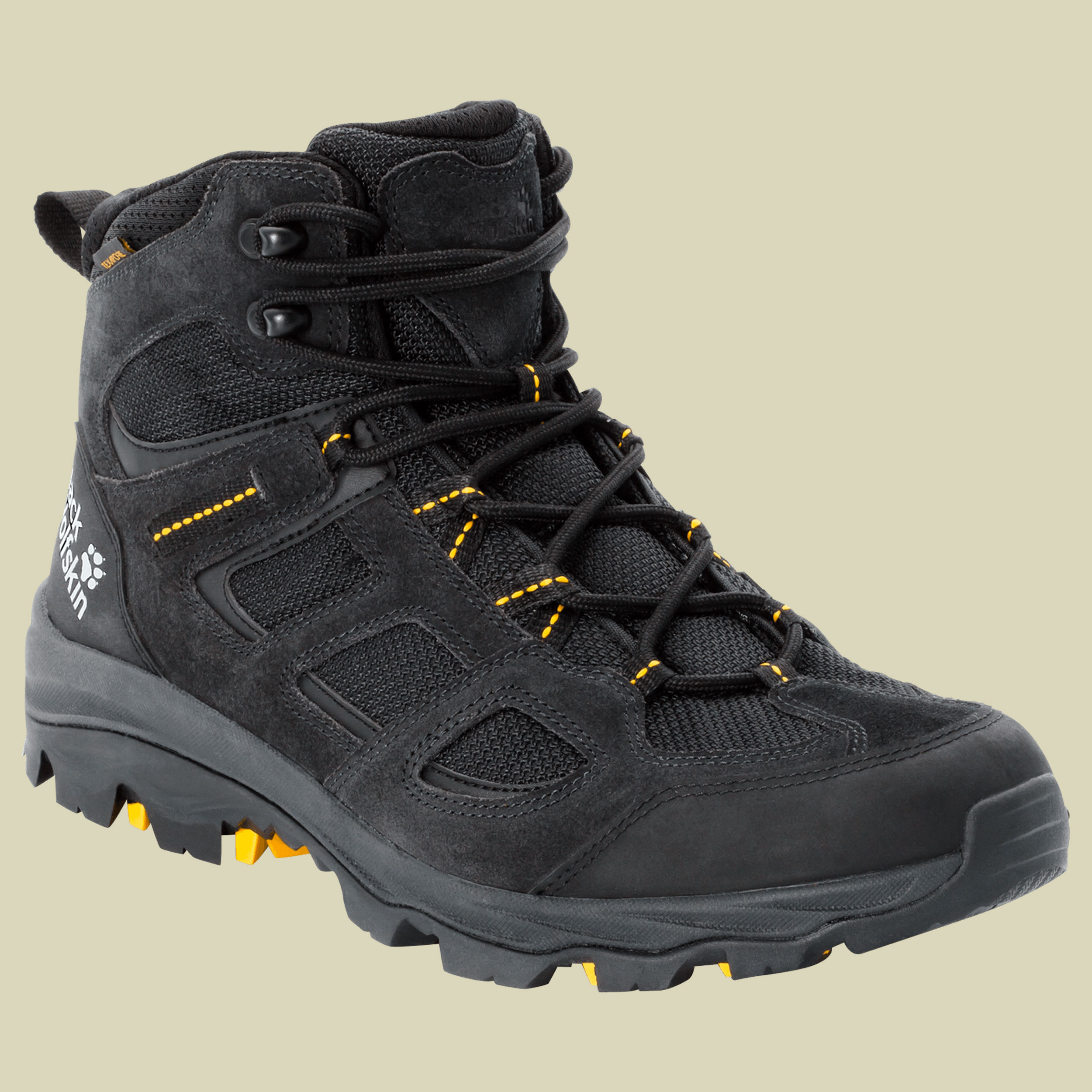 Vojo 3 Texapore Mid Men Größe 42,5 Farbe black/burly yellow XT