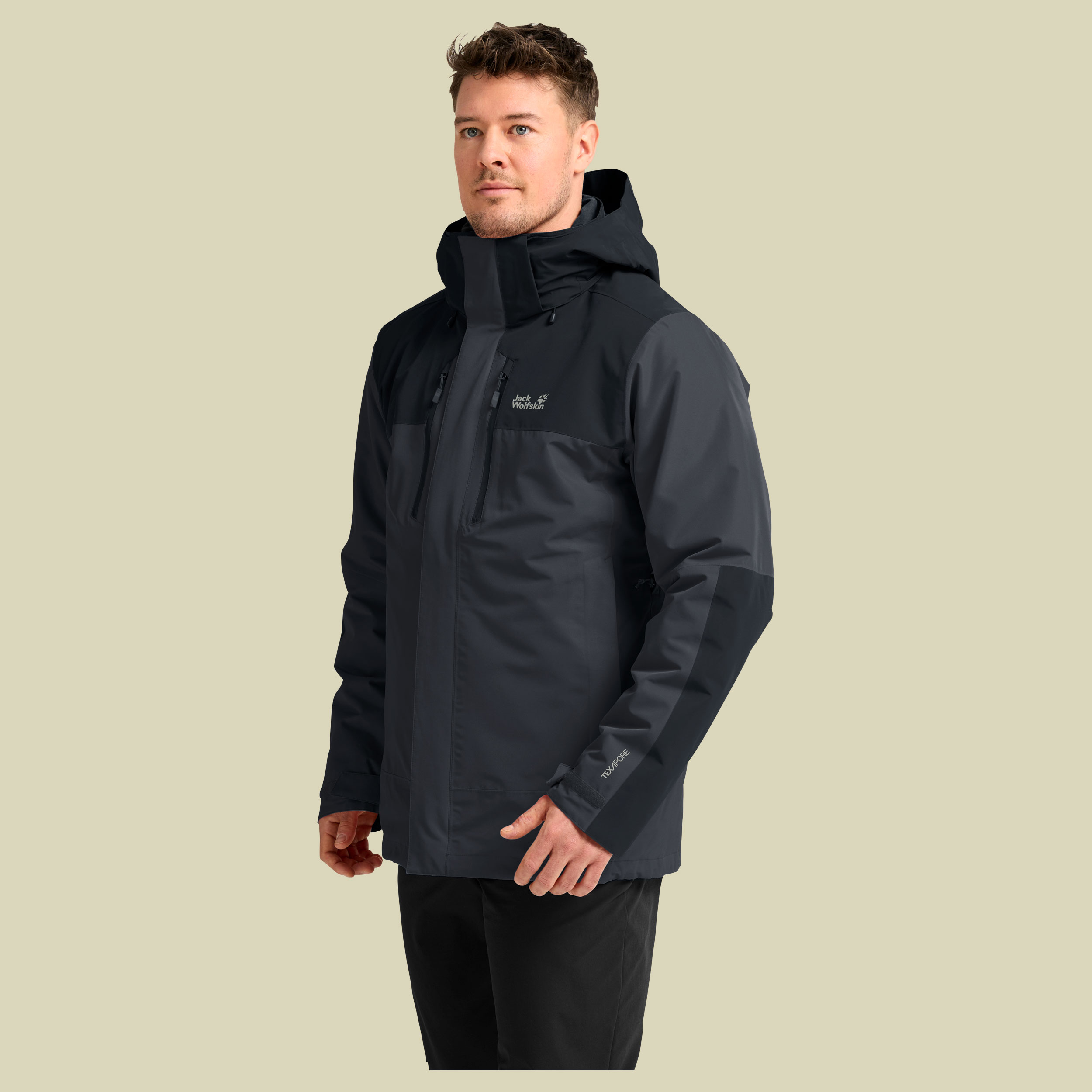 Jasper Pro 3in1 Jacket Men XXL grau - phantom