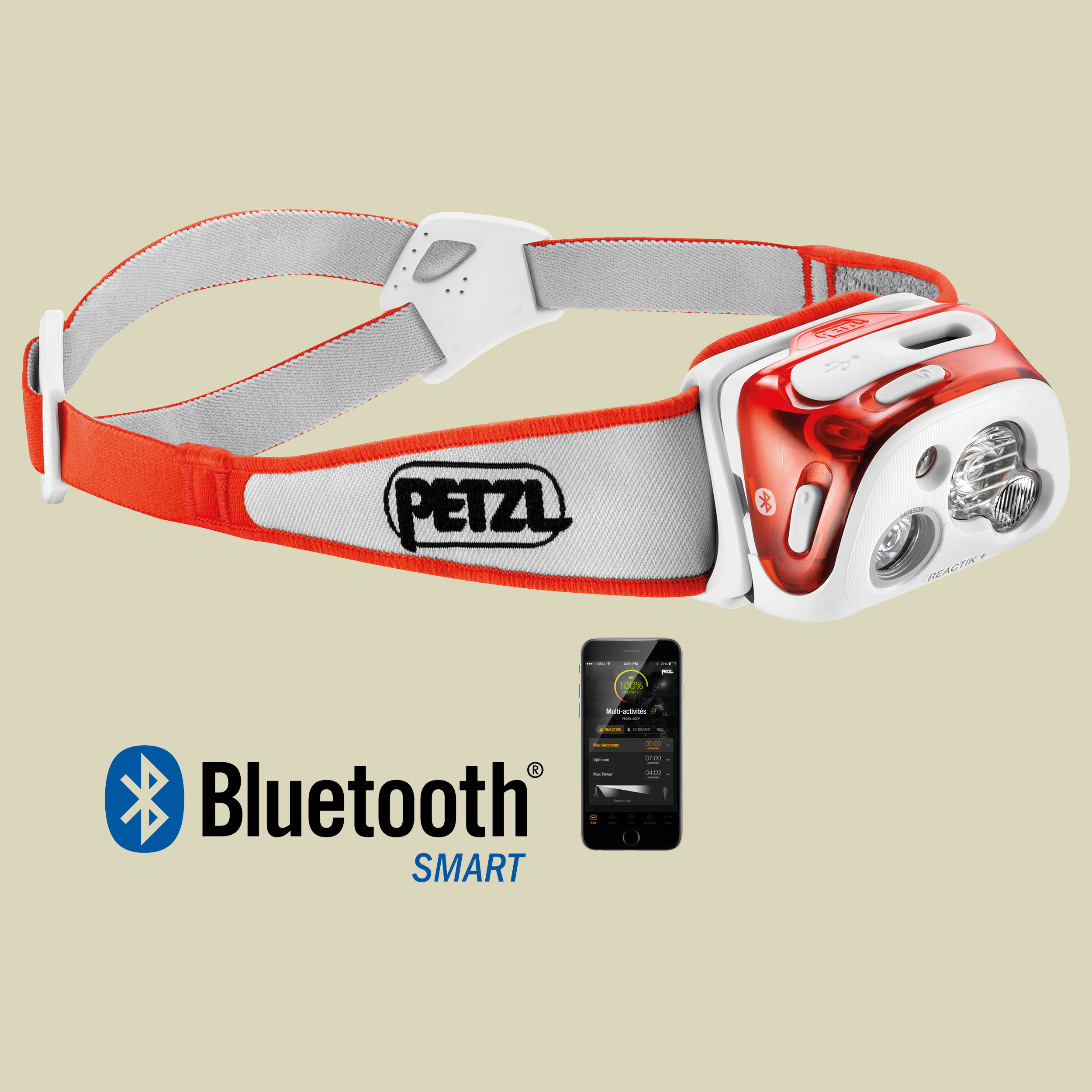 Reactik+ Größe one size Farbe korallenrot