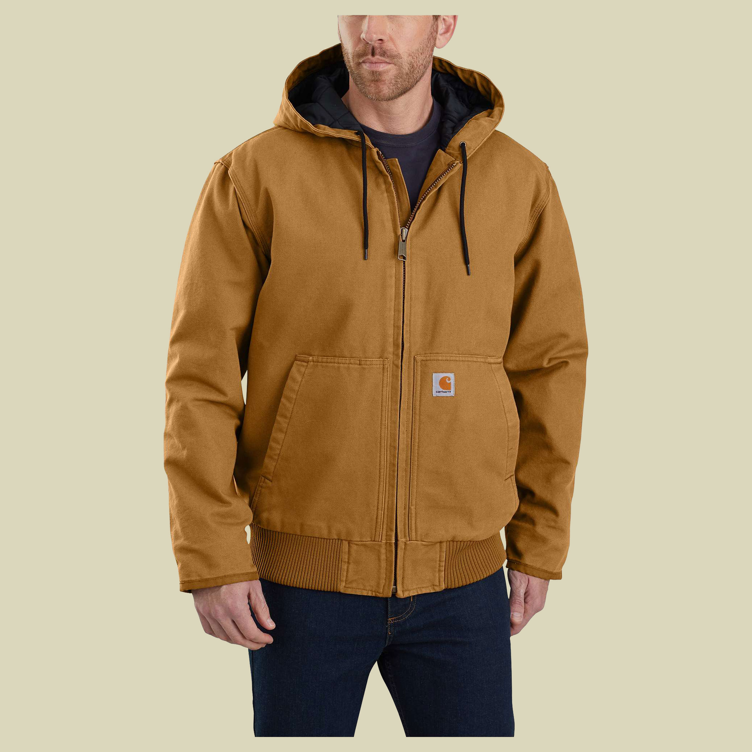 Washed Duck Insulated Active Jacket Men XL braun - carhartt brown