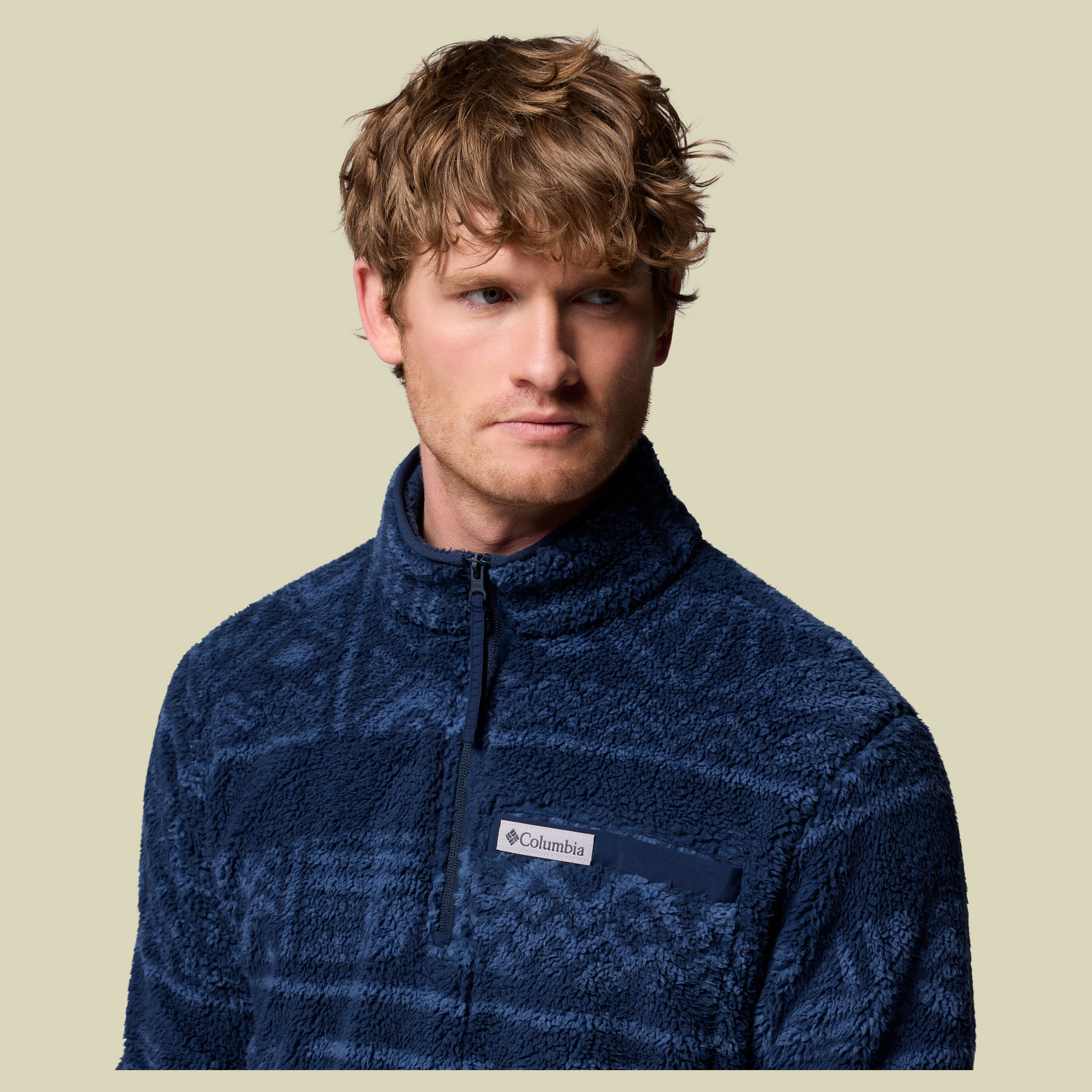 Rugged Ridge High Pile Half Zip Men XL blau - Farbe coll navy deschutes days