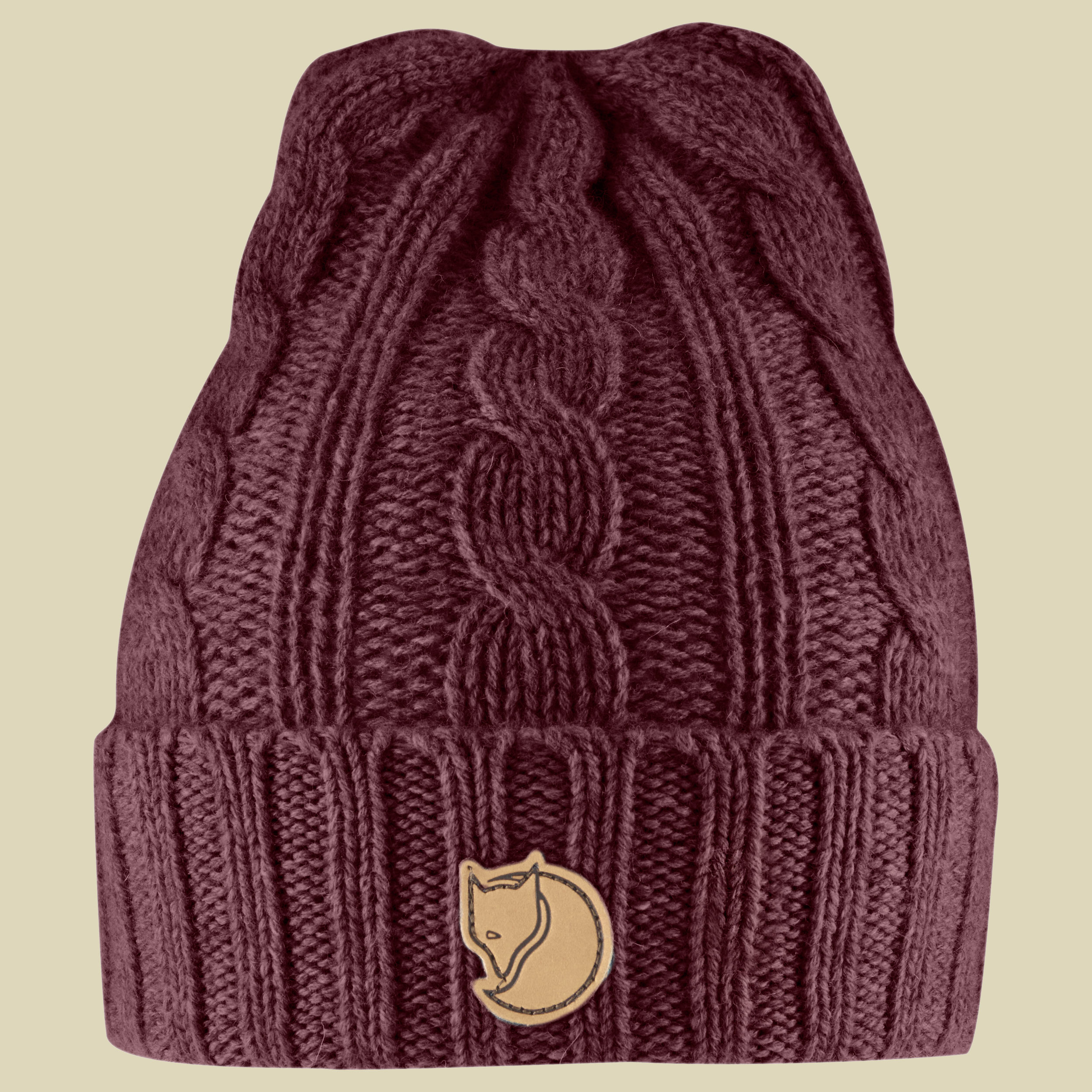 Braided Knit Hat Größe one size Farbe dark garnet