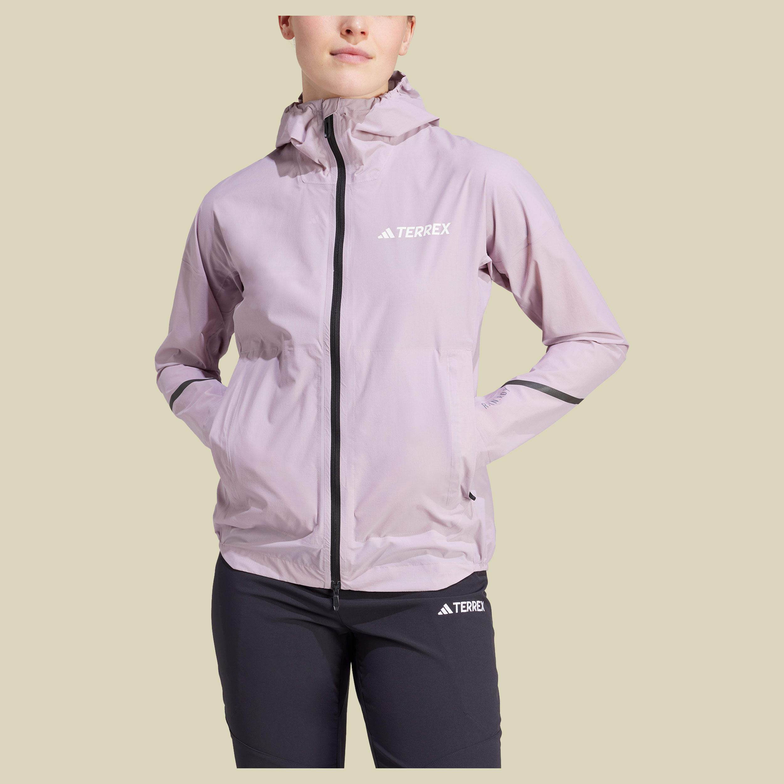 Terrex Xperior Light Rain Jacket Women M lila