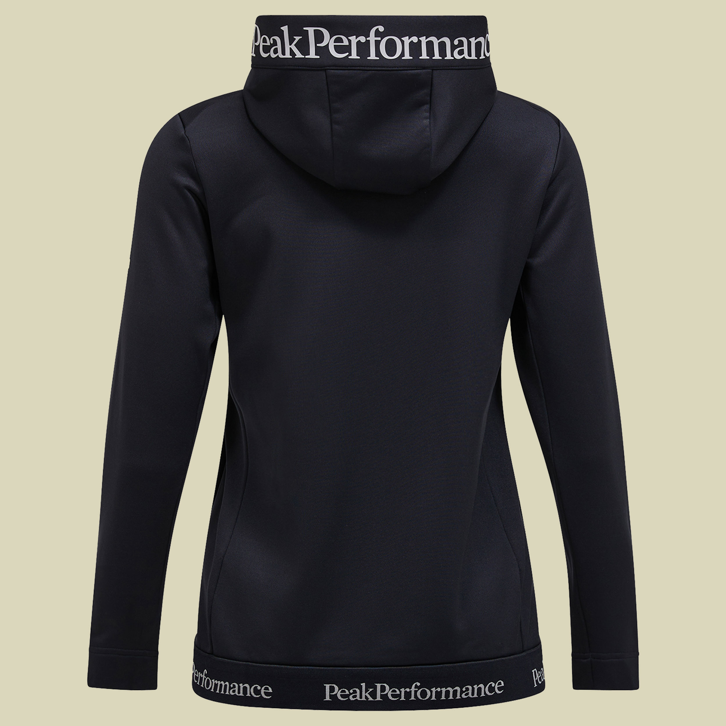 Rider Tech Zip Hood Women L schwarz - black