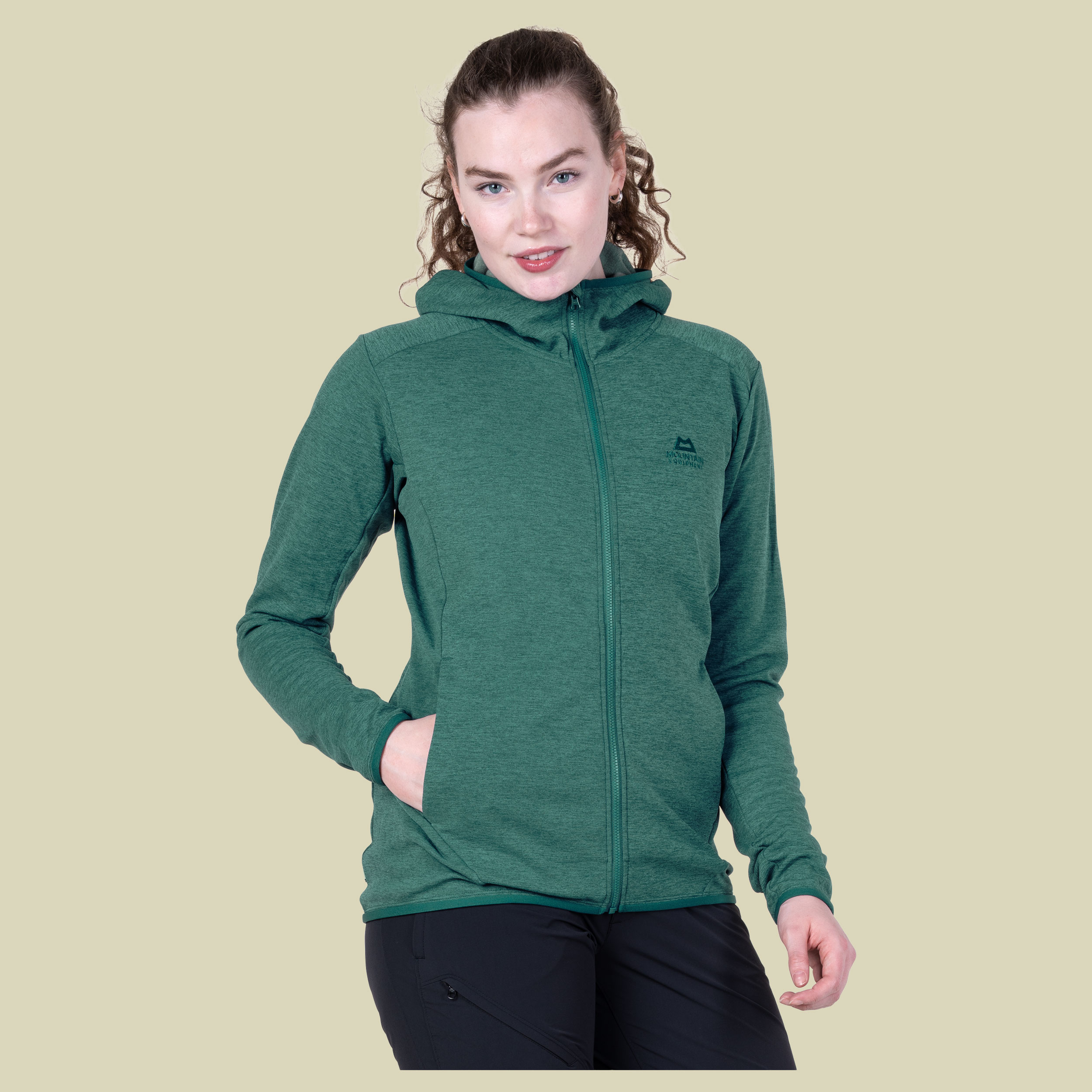 Calico Hooded Jacket Women grün S (10) - sea pine