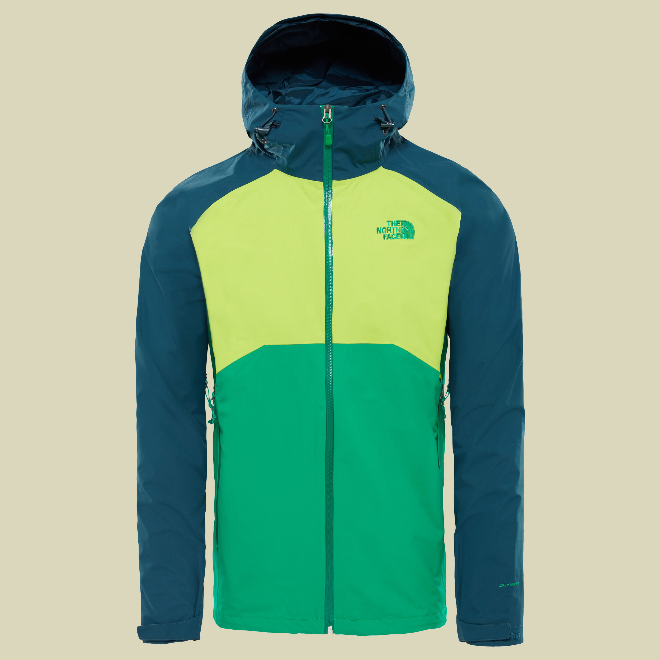 Stratos Jacket Men Größe L Farbe primary green/lime green/kodiak blue