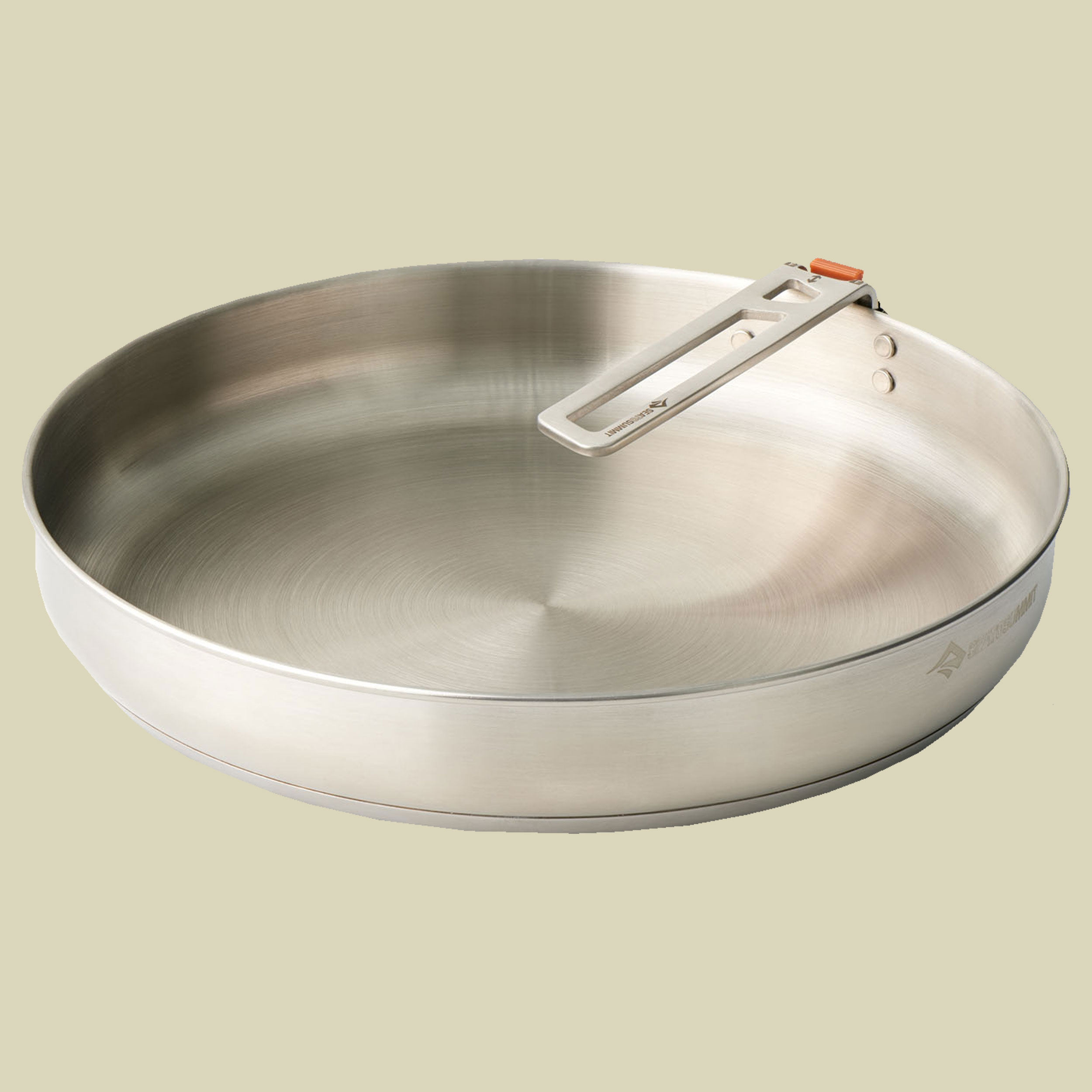 Detour Stainless Steel Pan 10 inch grau - stainless steel grey