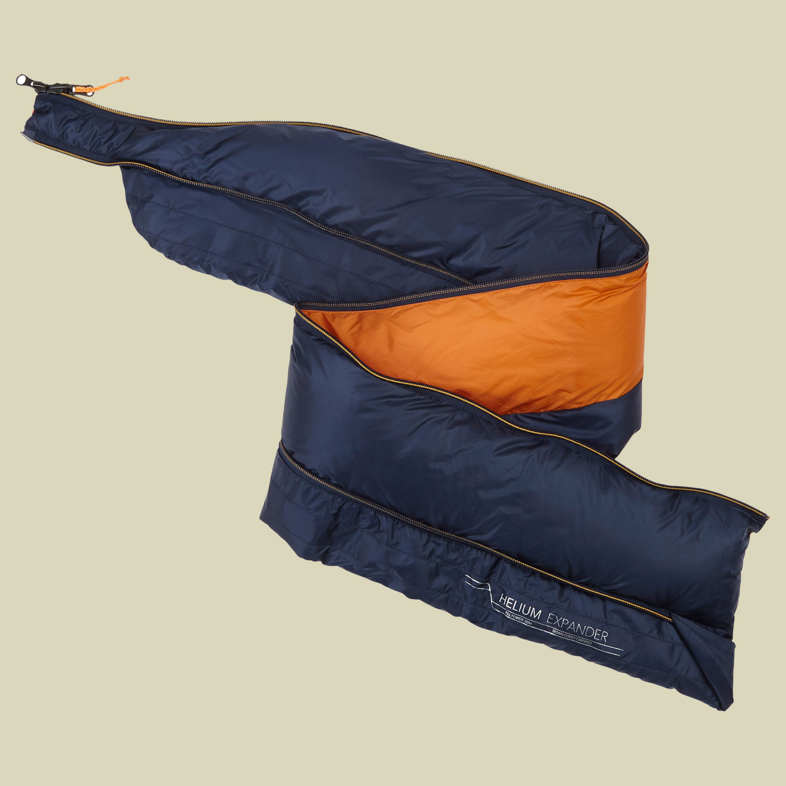 Helium Expansion Baffle Reißverschluss Schlafsack links Farbe: cosmos