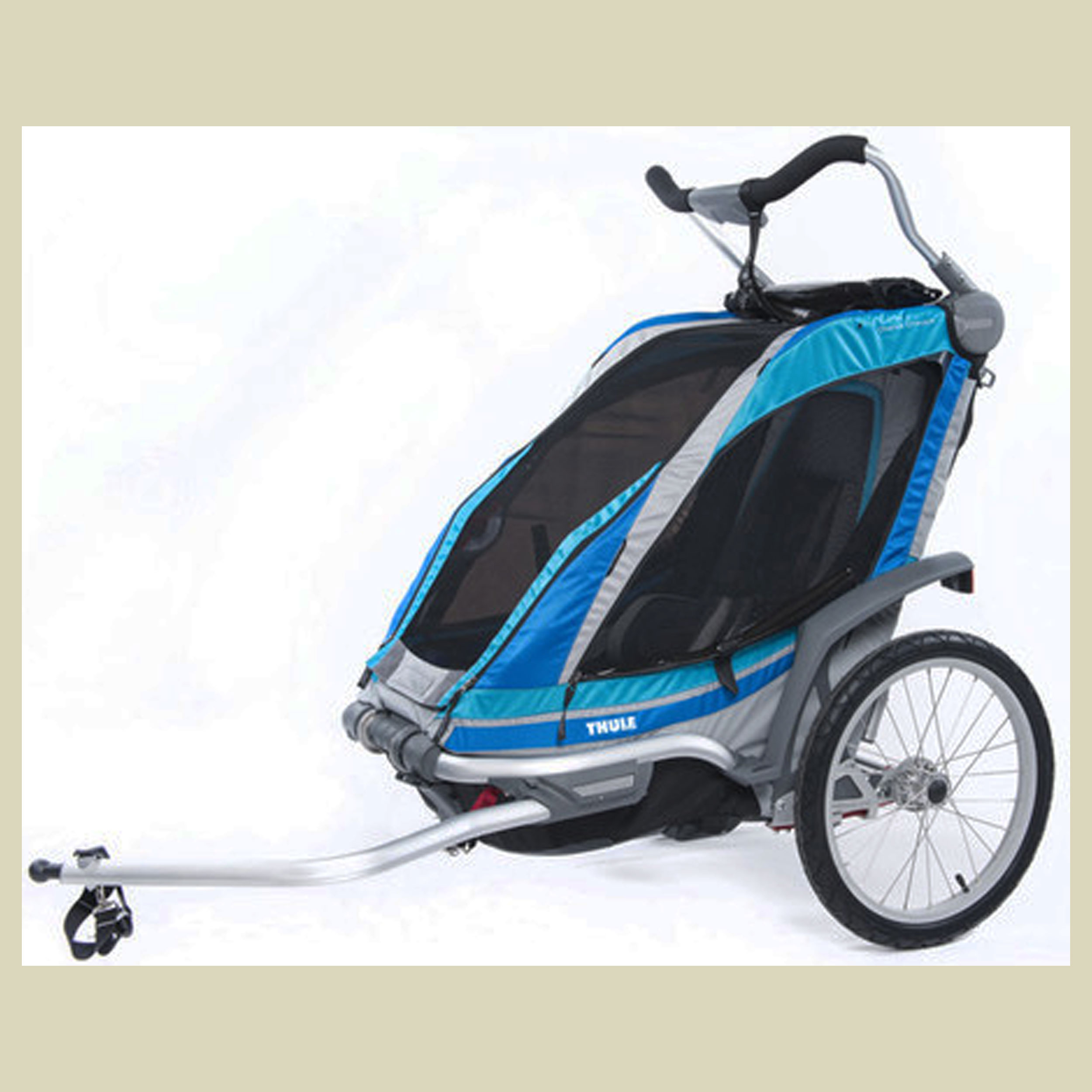 Chariot Chinook 1 inkl. Lenkbarem/Feststellbarem Vorderrad Farbe blau
