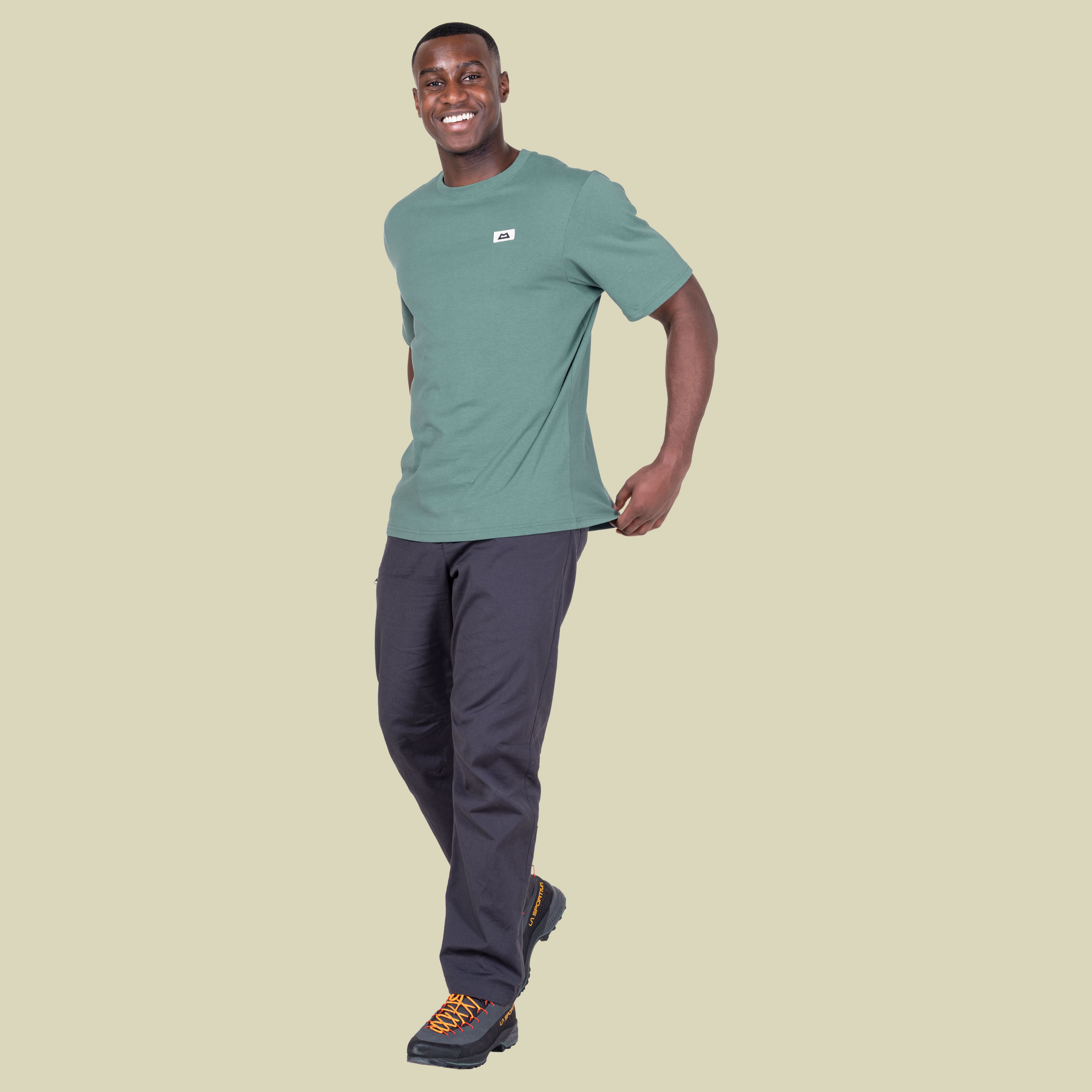 Burren Tee Men M grün - sage