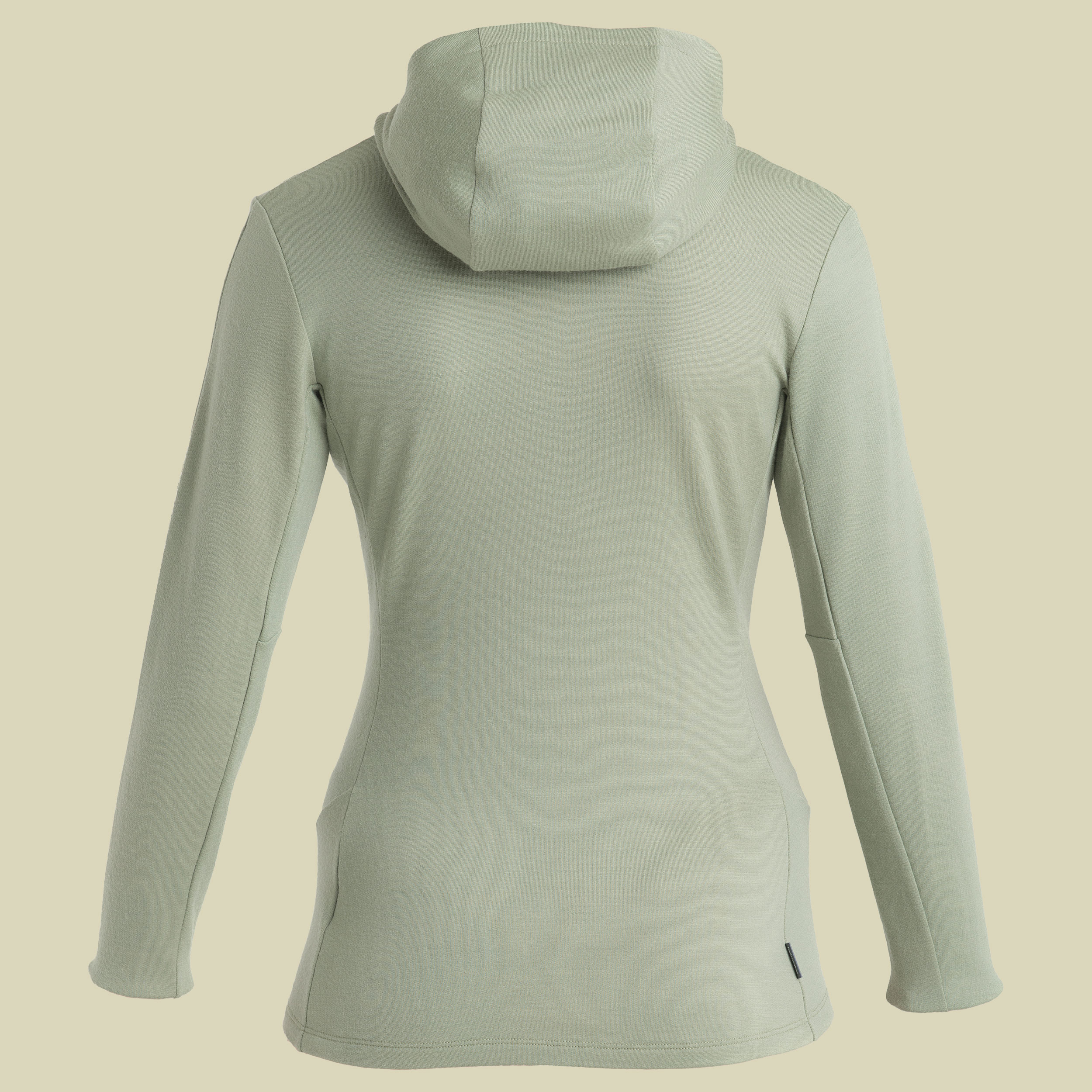Merino 260 Quantum IV LS Zip Women M grau - Farbe lichen