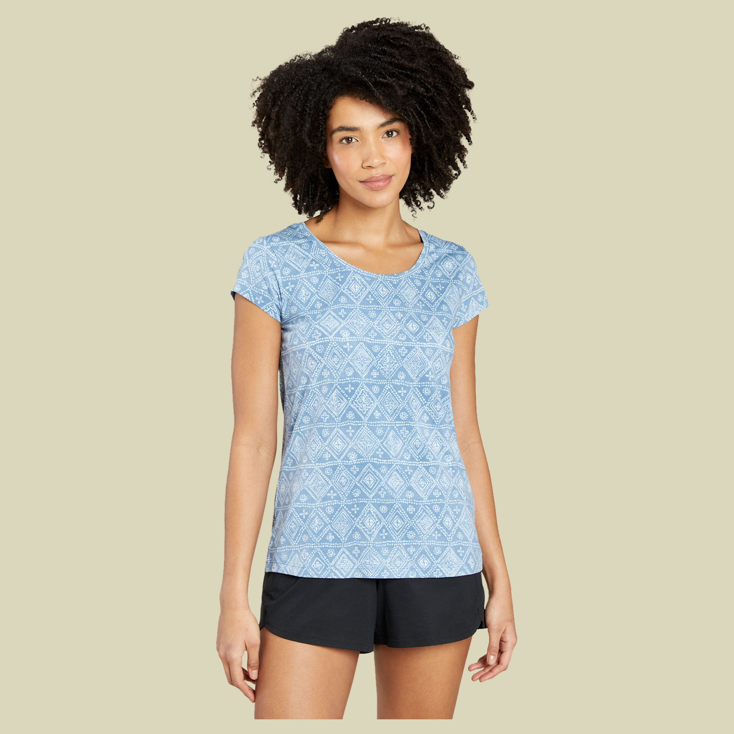 Kira Tee Women Größe XL Farbe slate blue geo