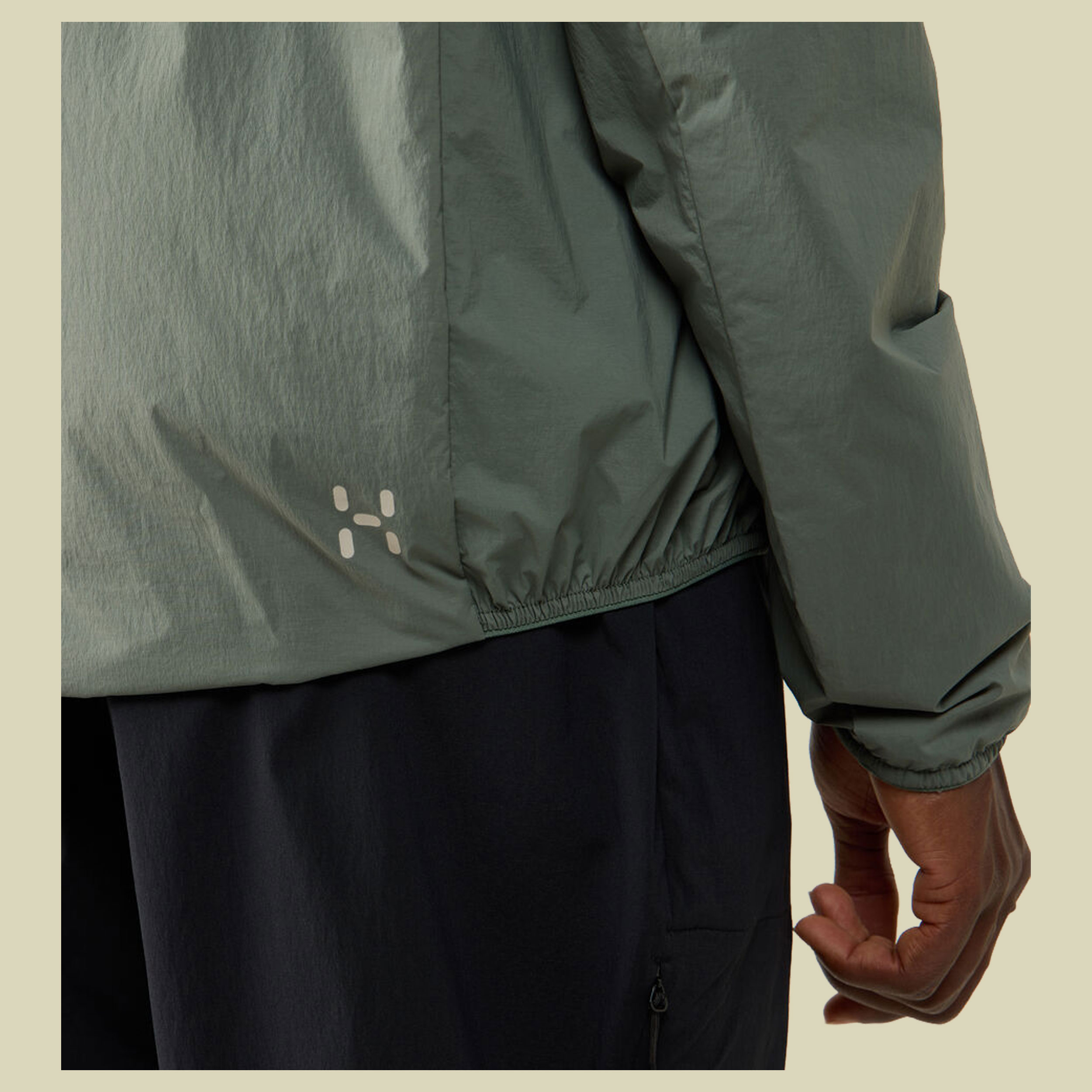 L.I.M Mimic Barrier Hood Men XL grün - chlorophyll green