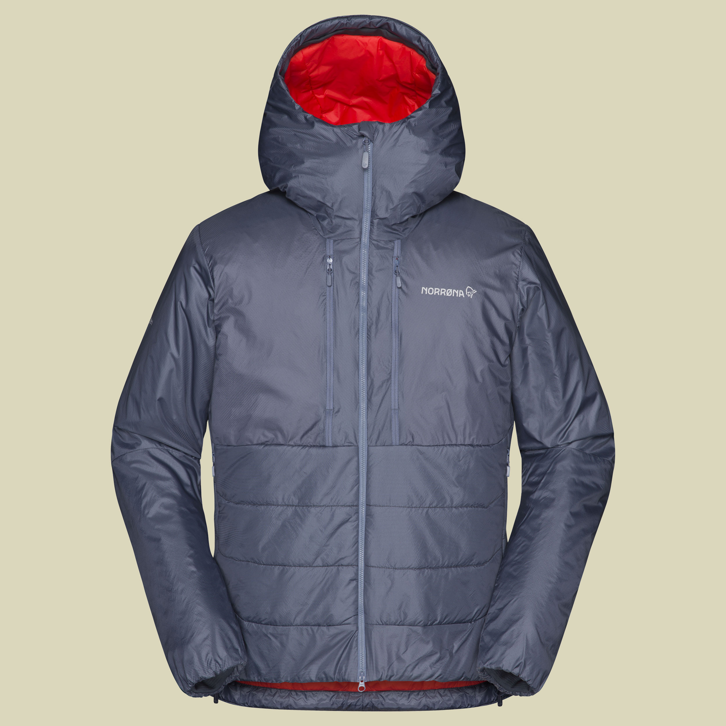 Trollveggen Primaloft100 Zip Hood Men Größe XL Farbe cool black