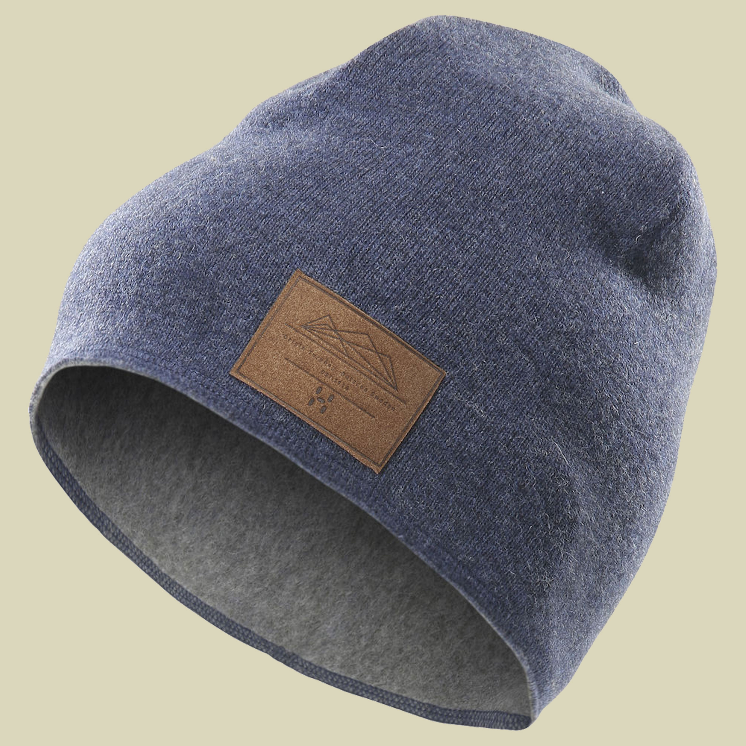 Whooly Beanie Größe M/L Farbe tarn blue