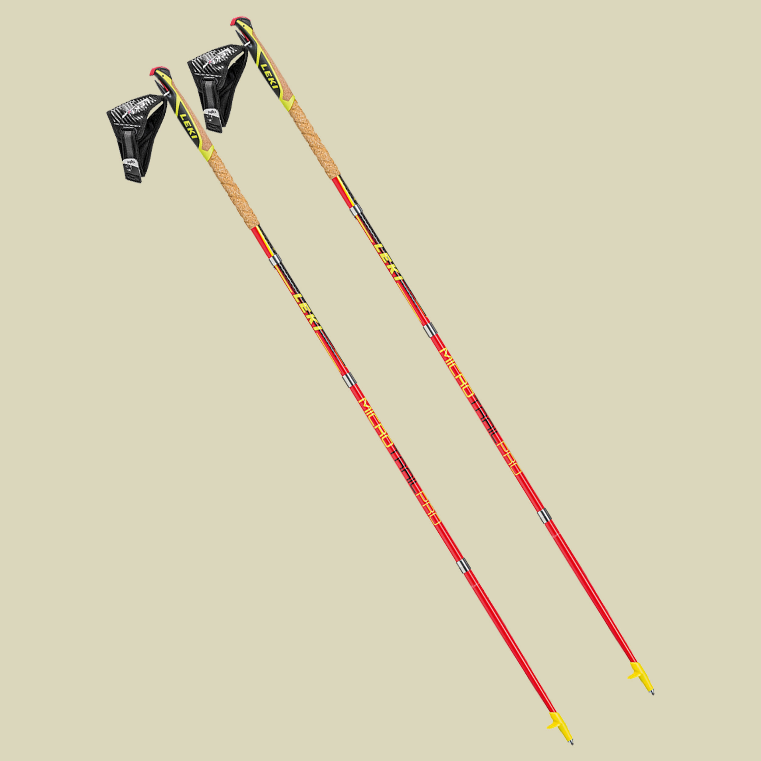 Micro Trail Pro Länge 125 cm Farbe rot/schwarz