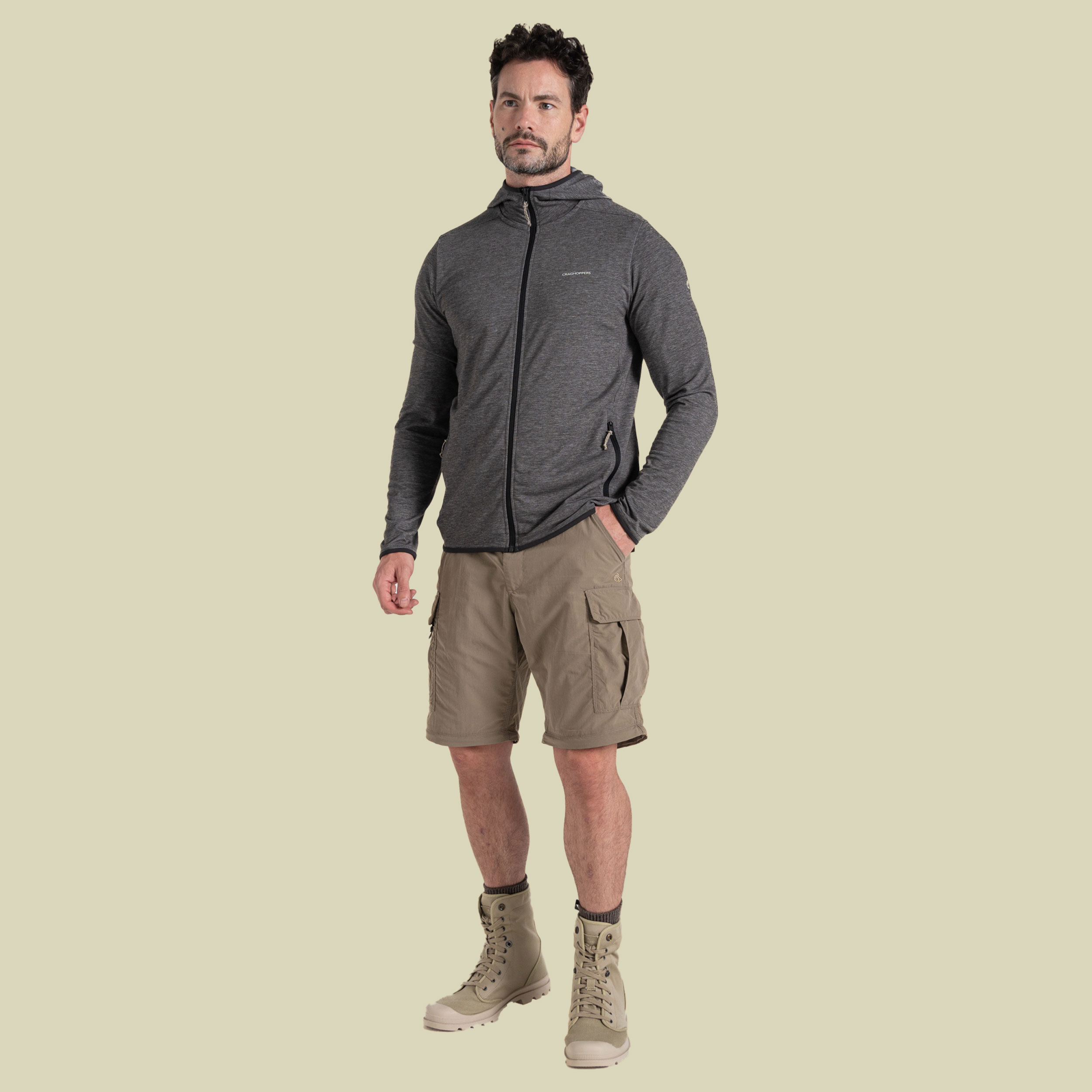 NosiLife Convertible Cargo Trouser III Men 54 (38") braun - pebble