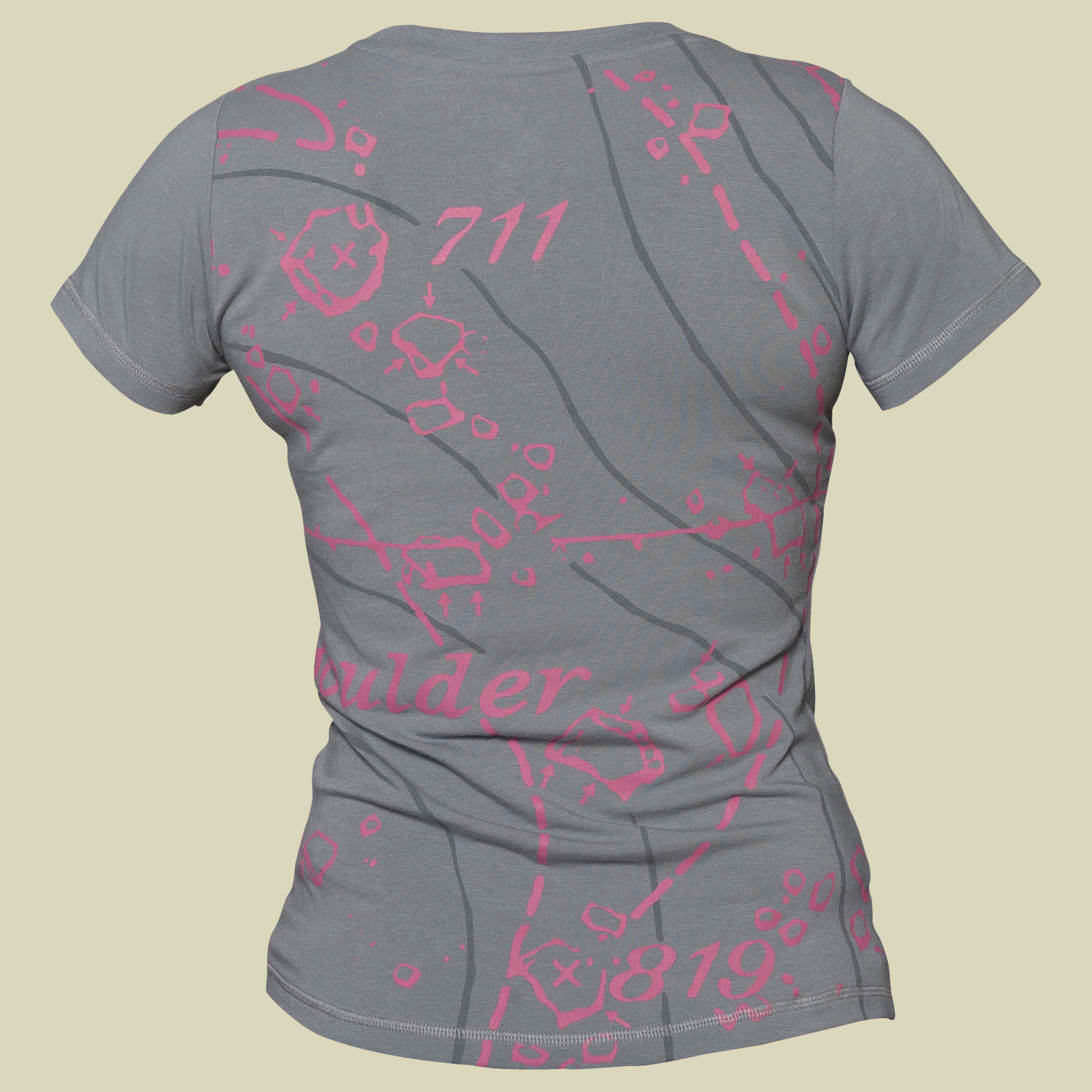 Map Tee Women Größe XS Farbe whisper white