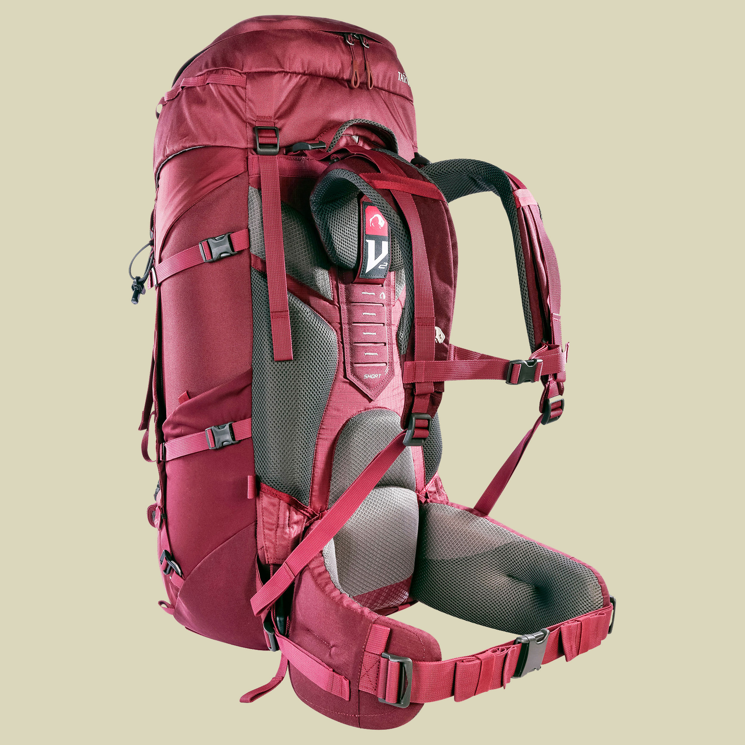 Yukon 50+10 Women Volumen 50 L + 10 L Farbe bordeaux red / dahlia