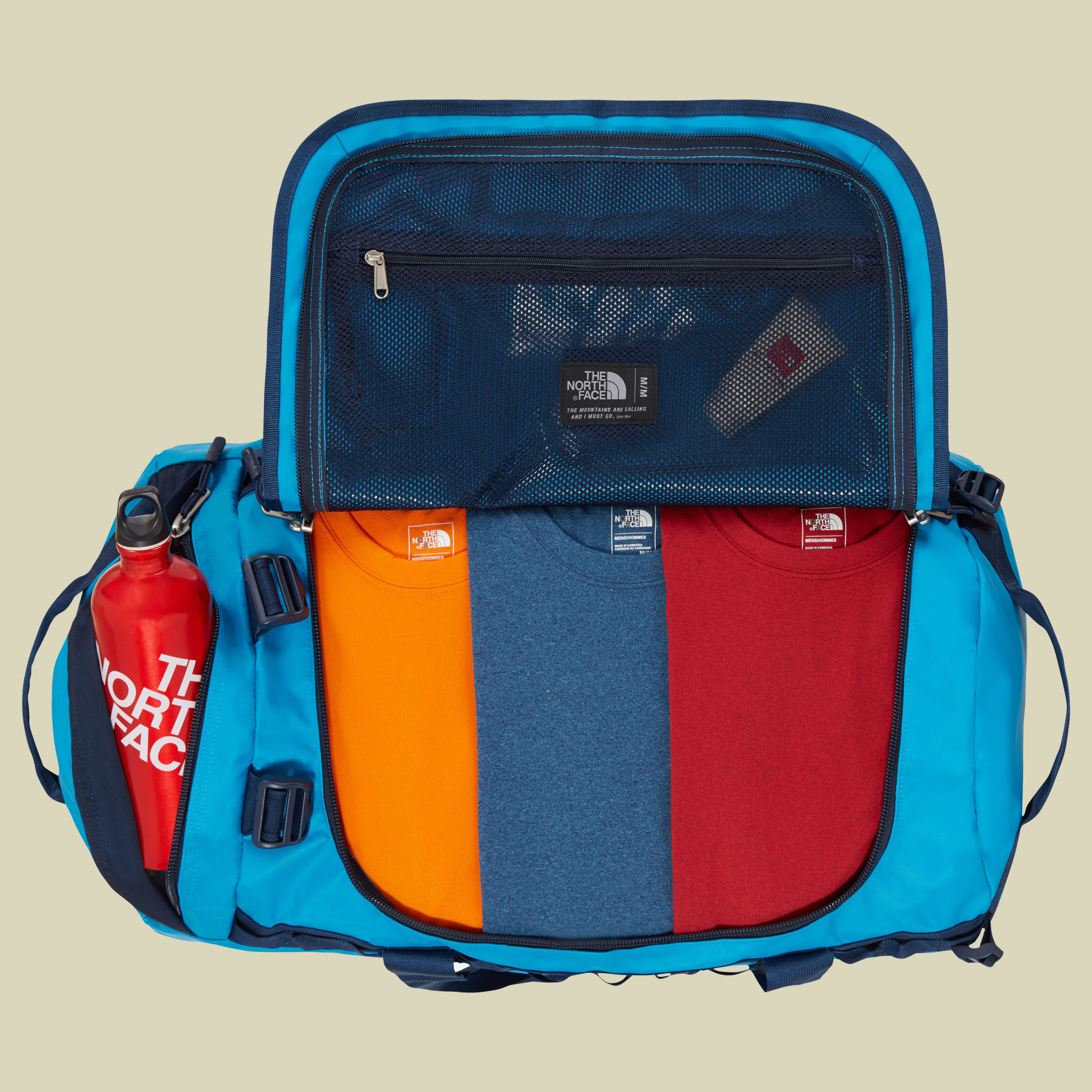 Base Camp Duffel M Volumen 71 Farbe hyper blue/cosmic blue