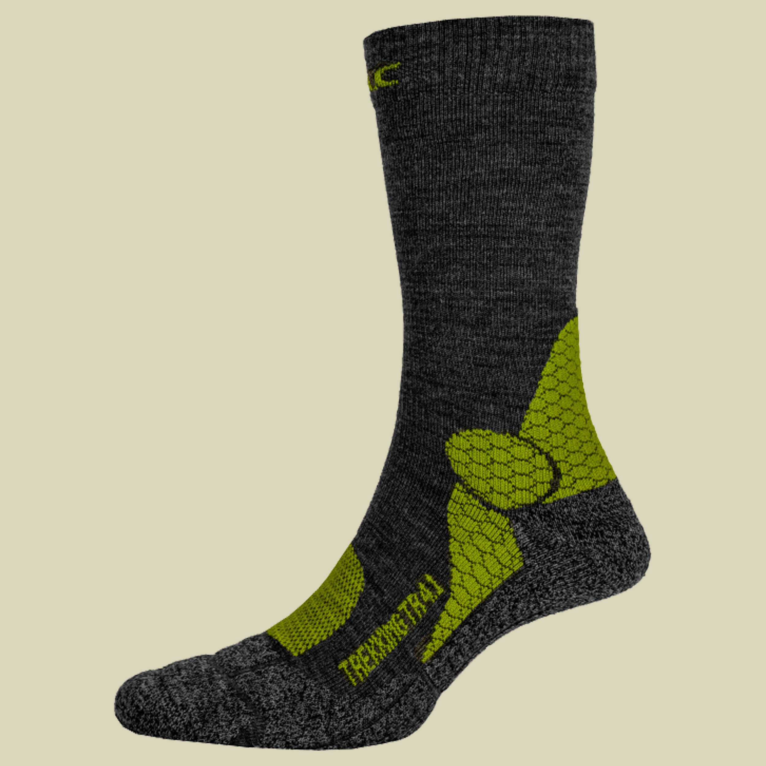 P.A.C. TR 4.1 Trekking Merino Compression Pro Men 44-47 grau - anthracite-forest