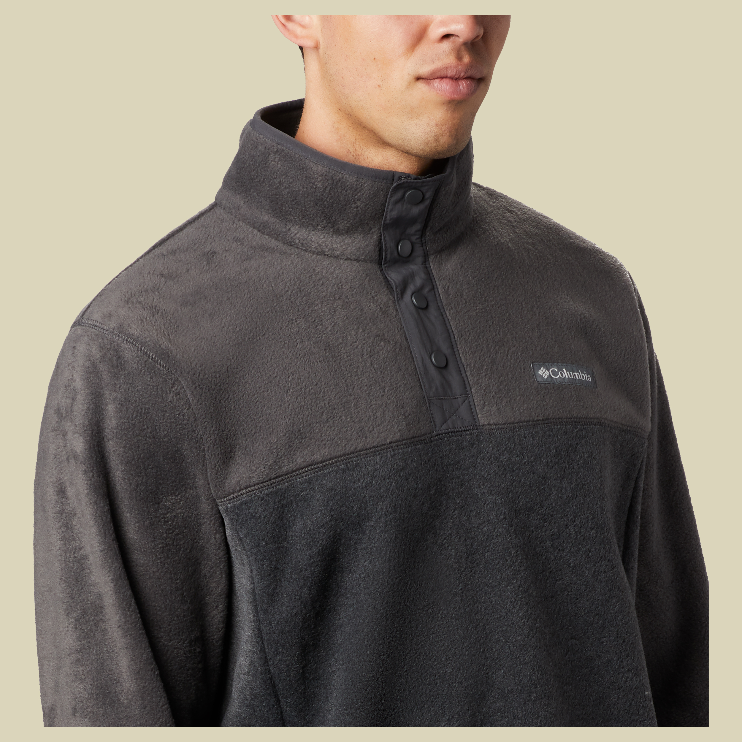 Steens Mountain Half Snap Men Größe XXL Farbe charcoal heather