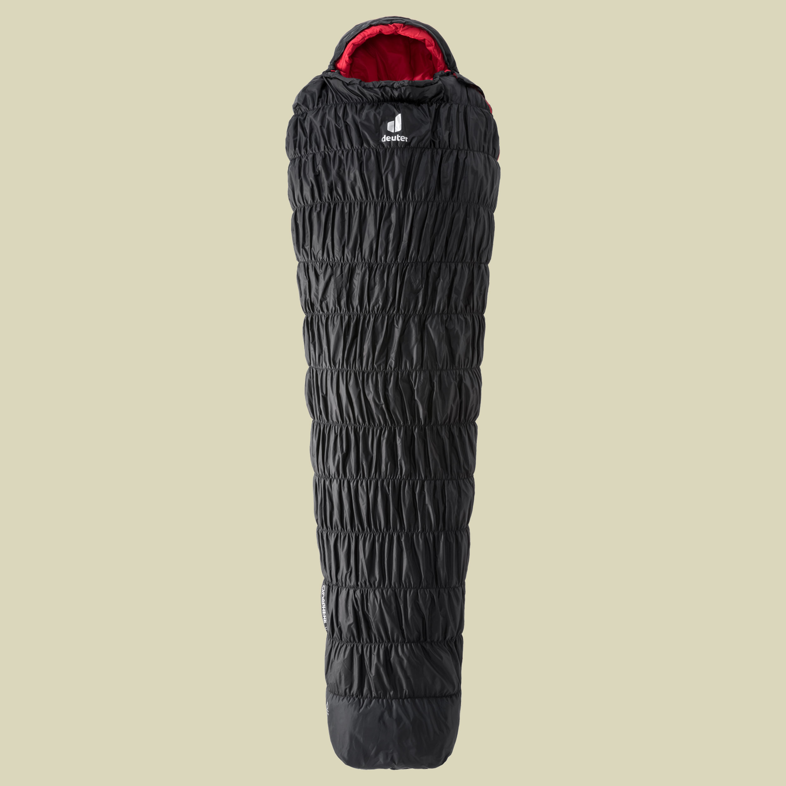 Exosphere 0 Grad bis Körpergröße 185 cm Farbe black-fire, Reißverschluss rechts