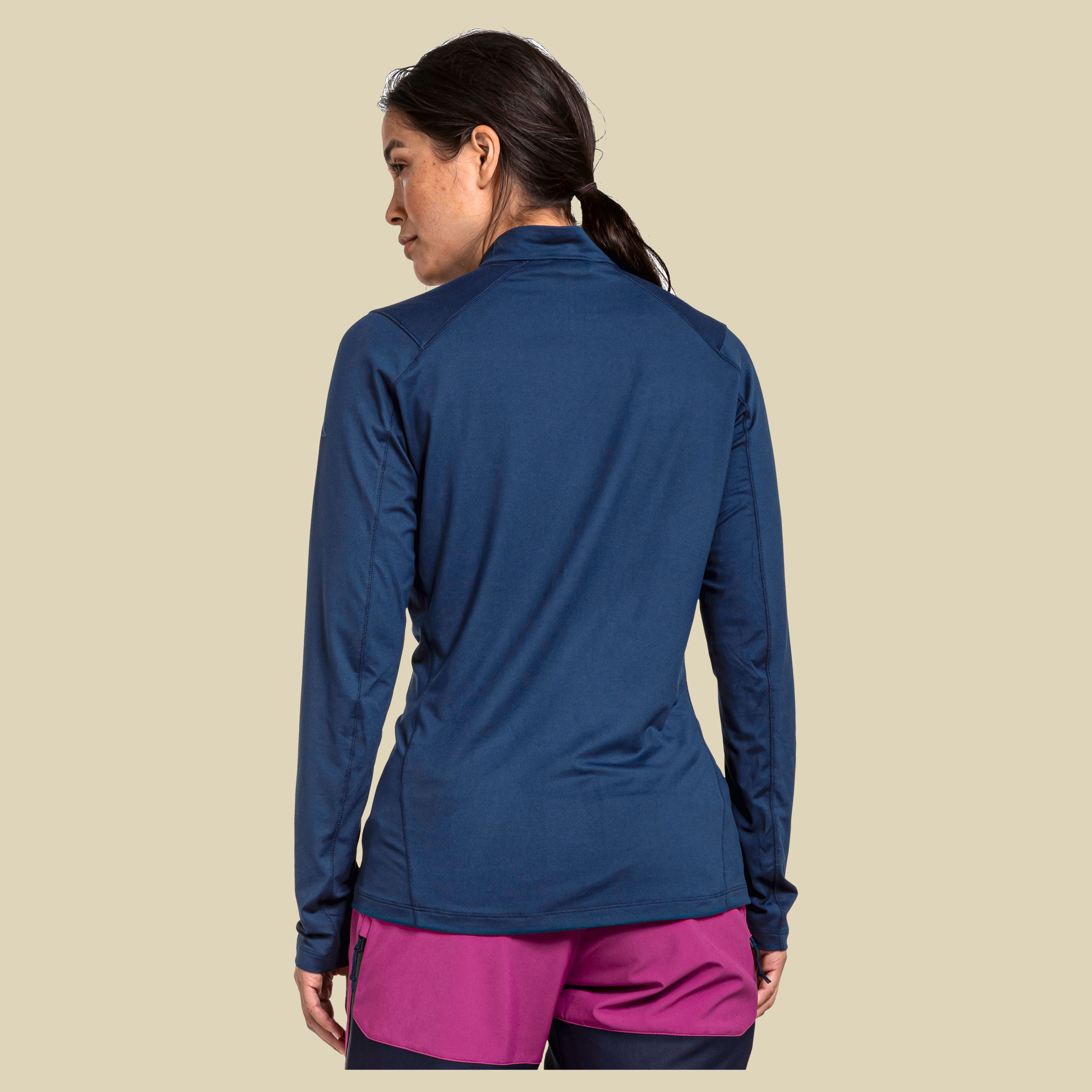 Longsleeve Piz Selva L Women Größe 40 Farbe navy blazer