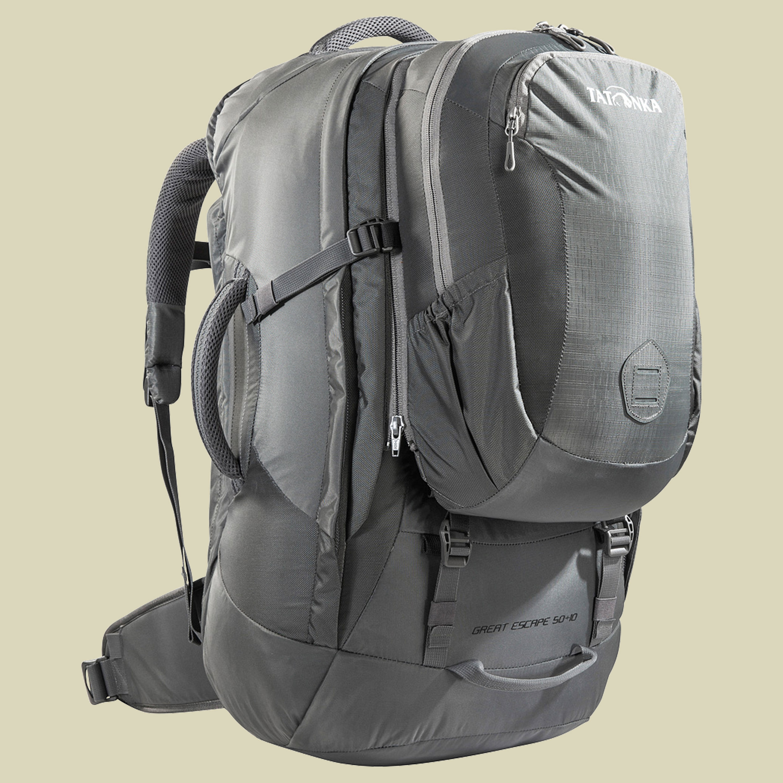 Great Escape 50+10 Volumen 50 L + 10 L Farbe titan grey