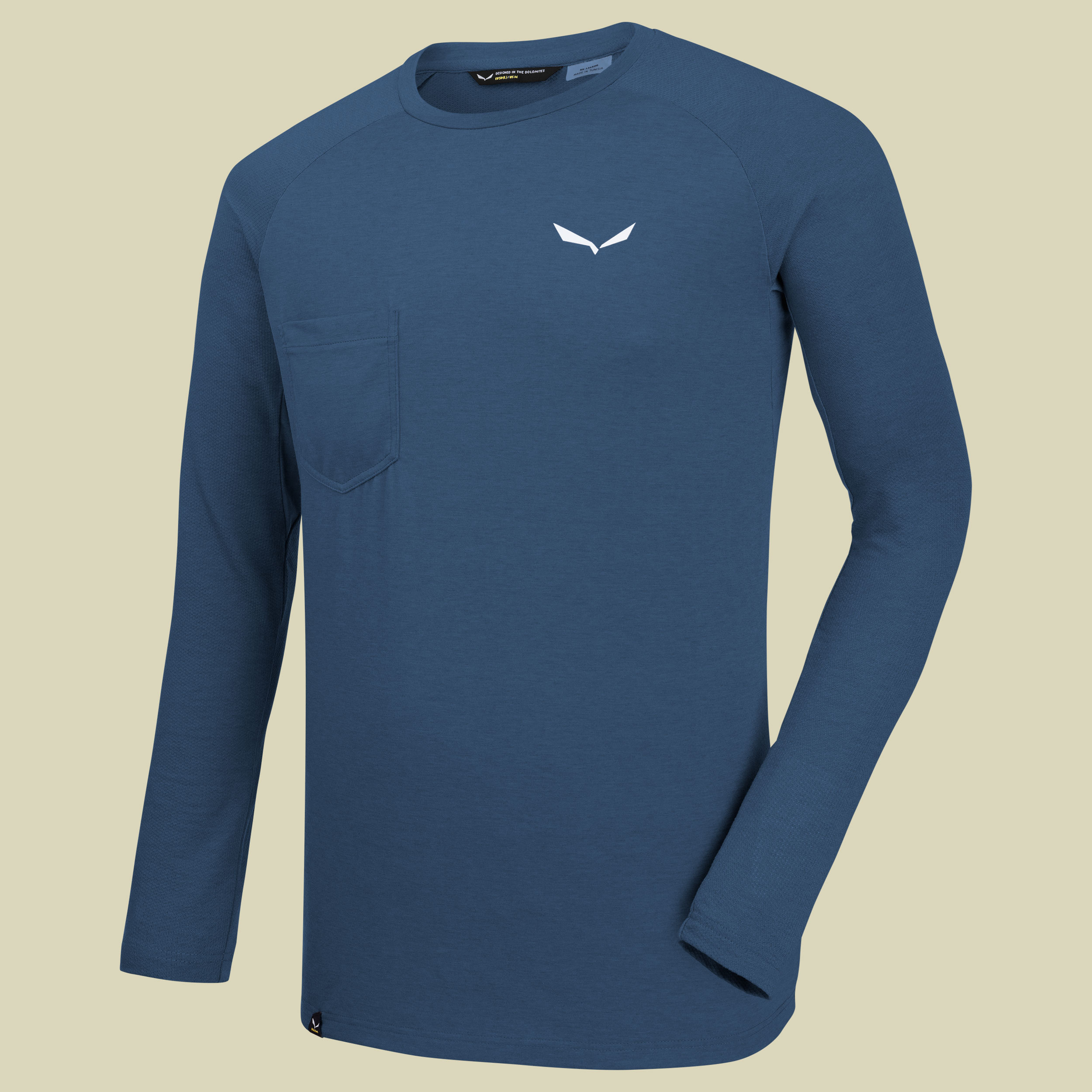 Fanes Dri-Rel M L/S Tee Men Größe M Farbe dark denim