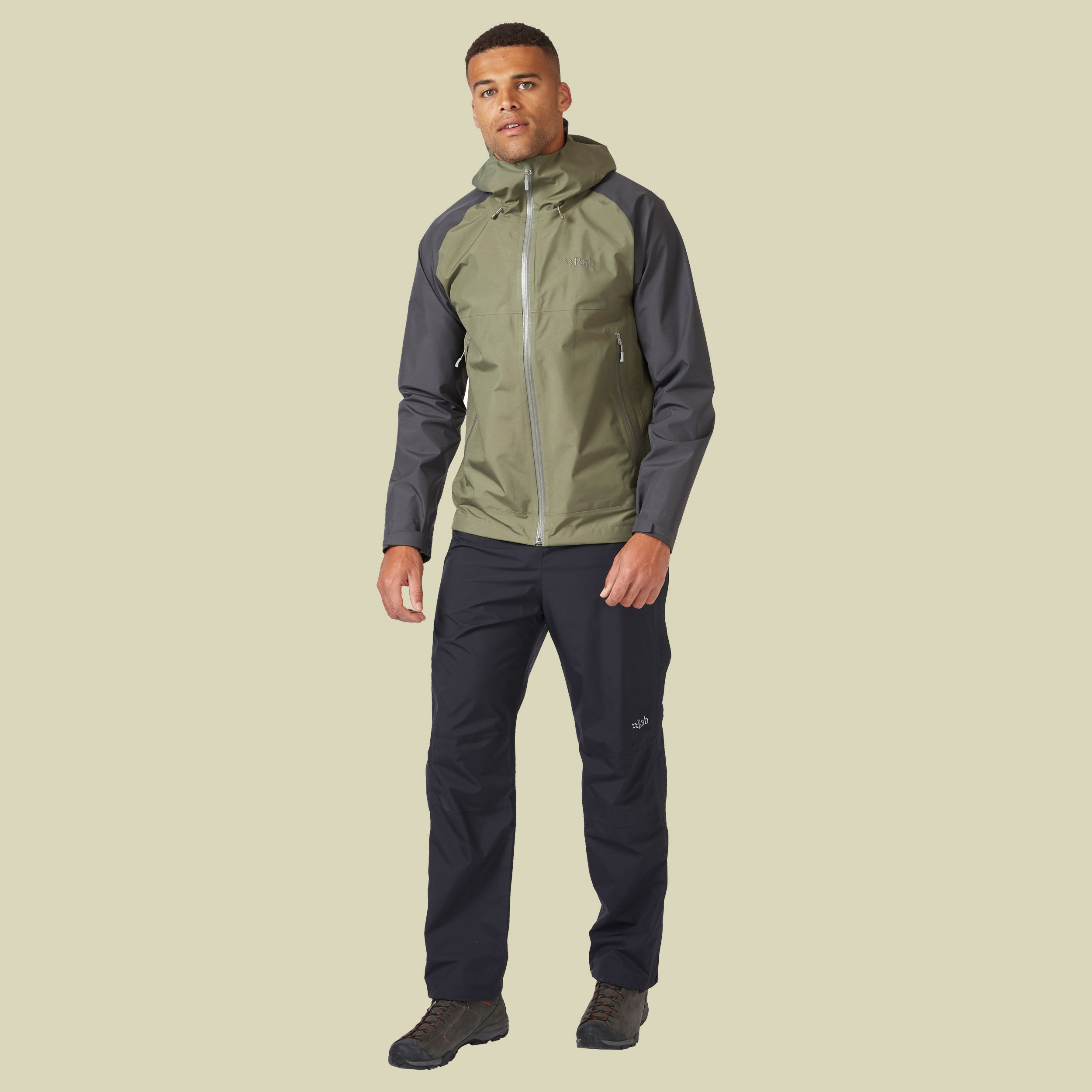 Namche Paclite Jacket Men Größe S Farbe graphene/light khaki