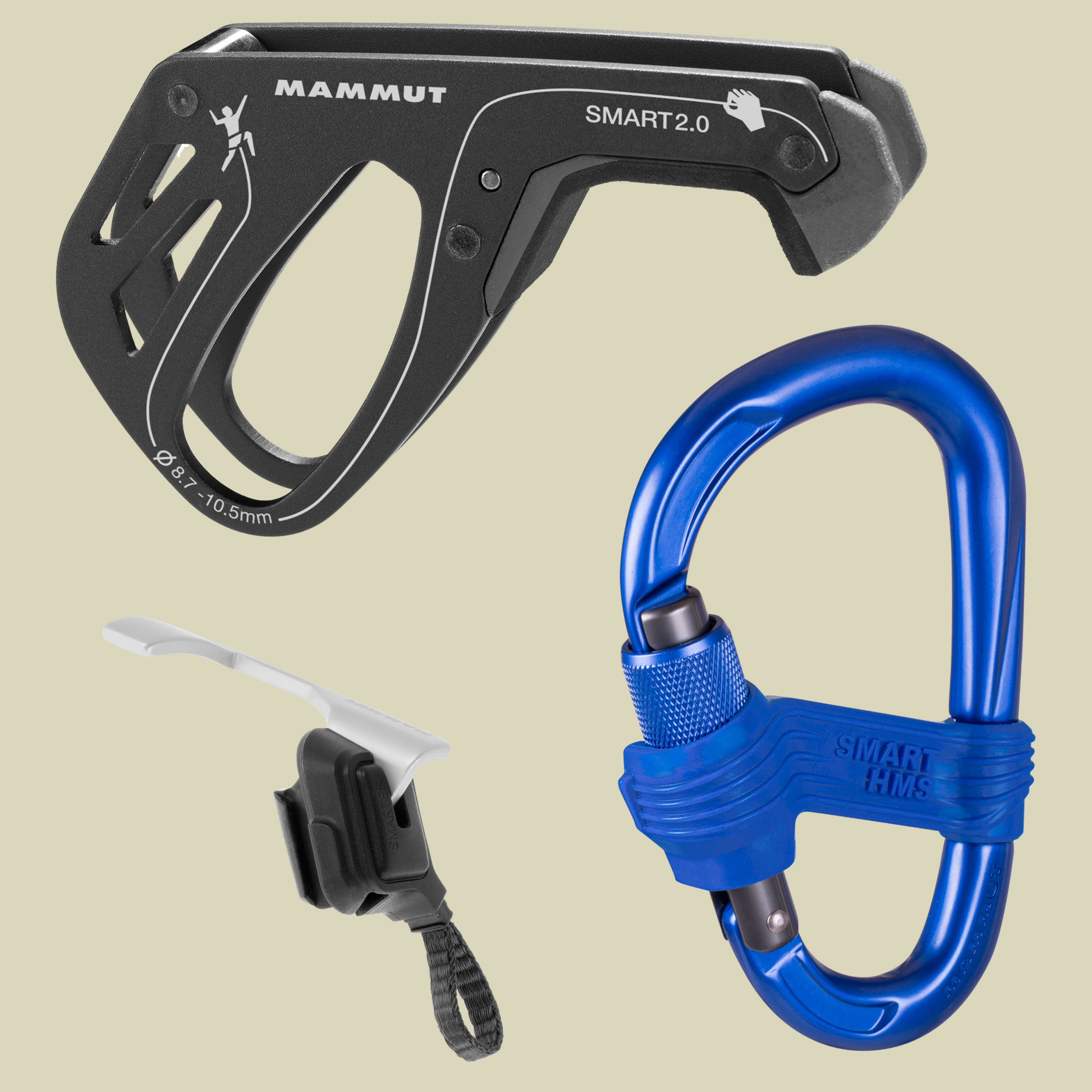 Smarter Belay Package 3-teilig Farbe neutral