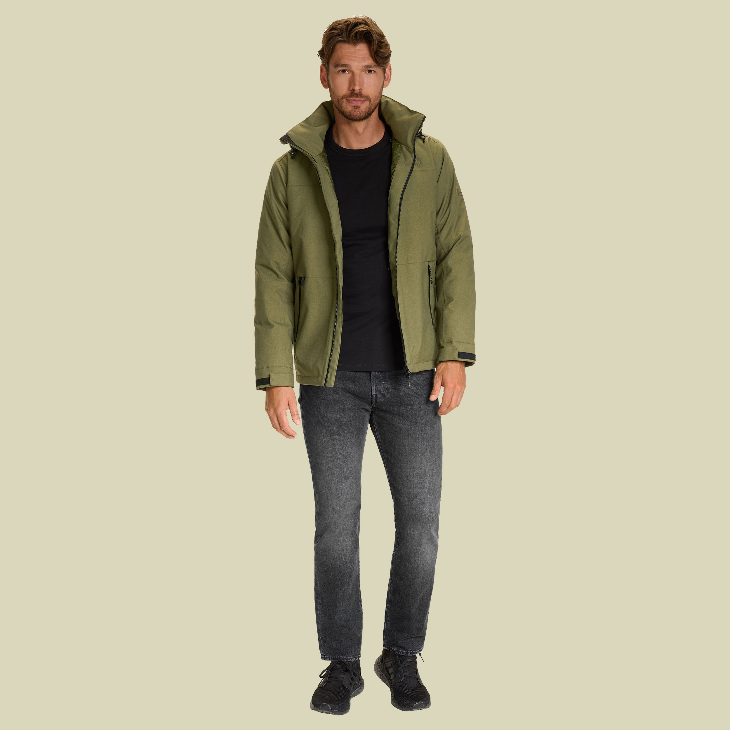 Marton M's Hardshell Down Jacket XXL grün - winter moss