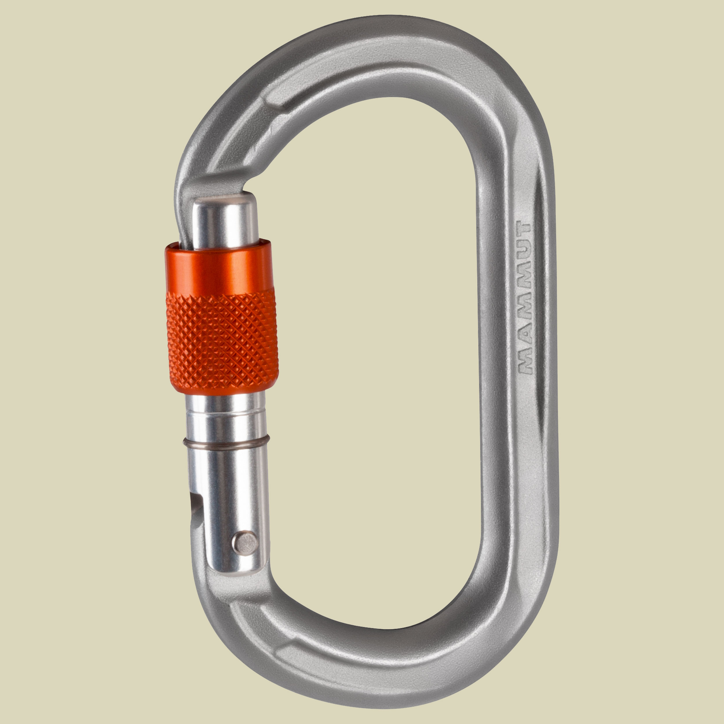 Wall Micro Oval Verschluss Screw Gate Farbe grey