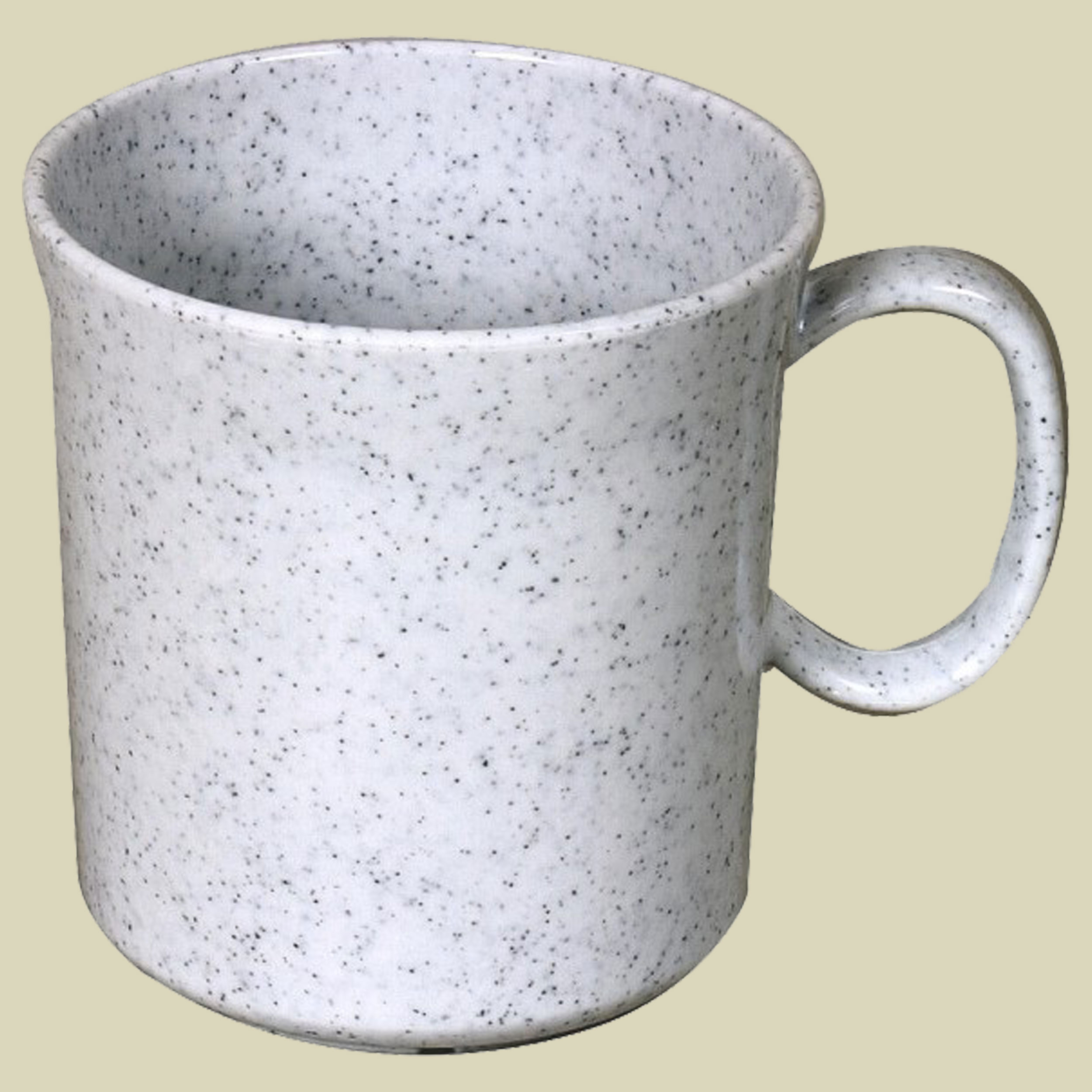 Melamin Henkelbecher Volumen 400 ml Farbe granit