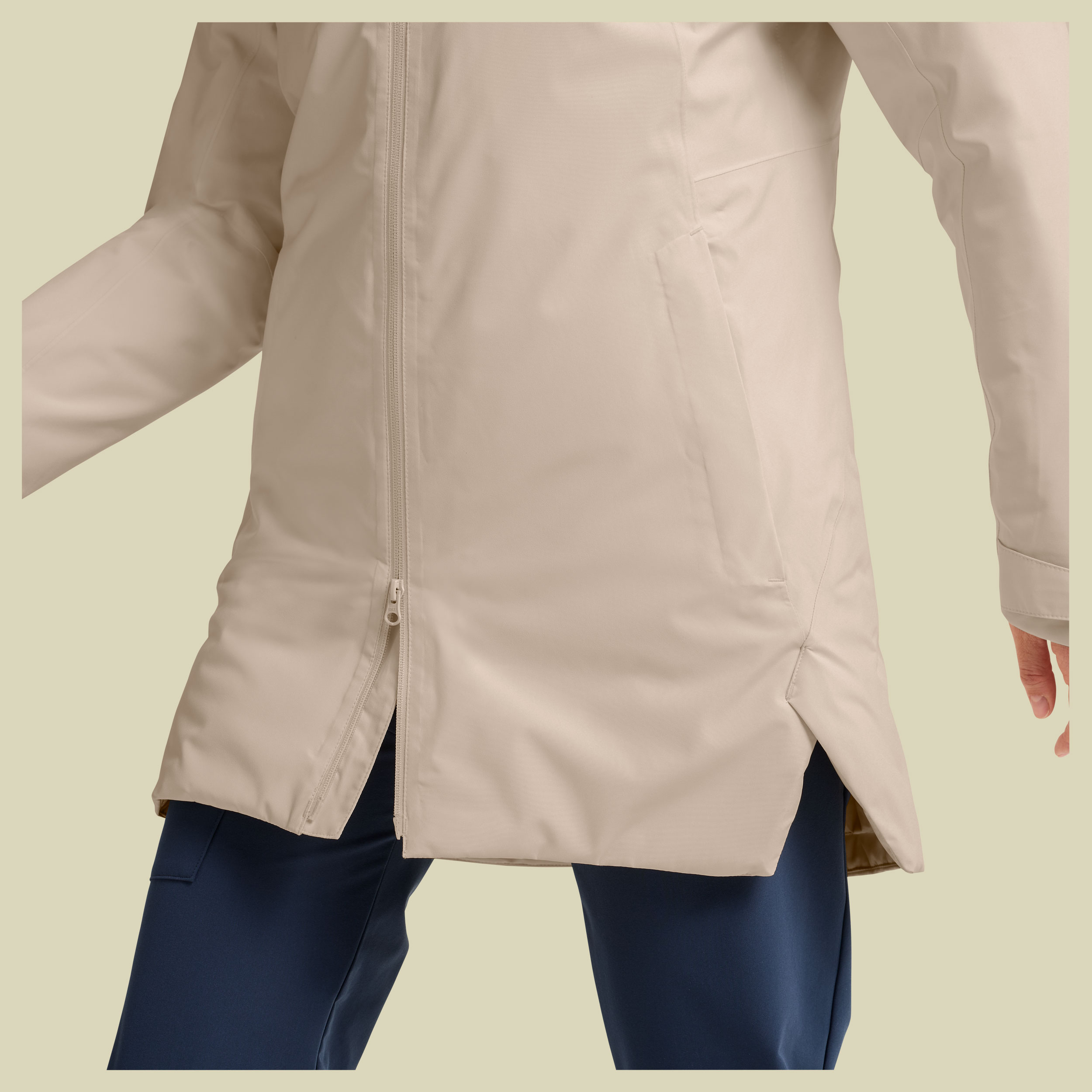 Heidelstein 2 Ins Jacket Women XXL grau - oyster