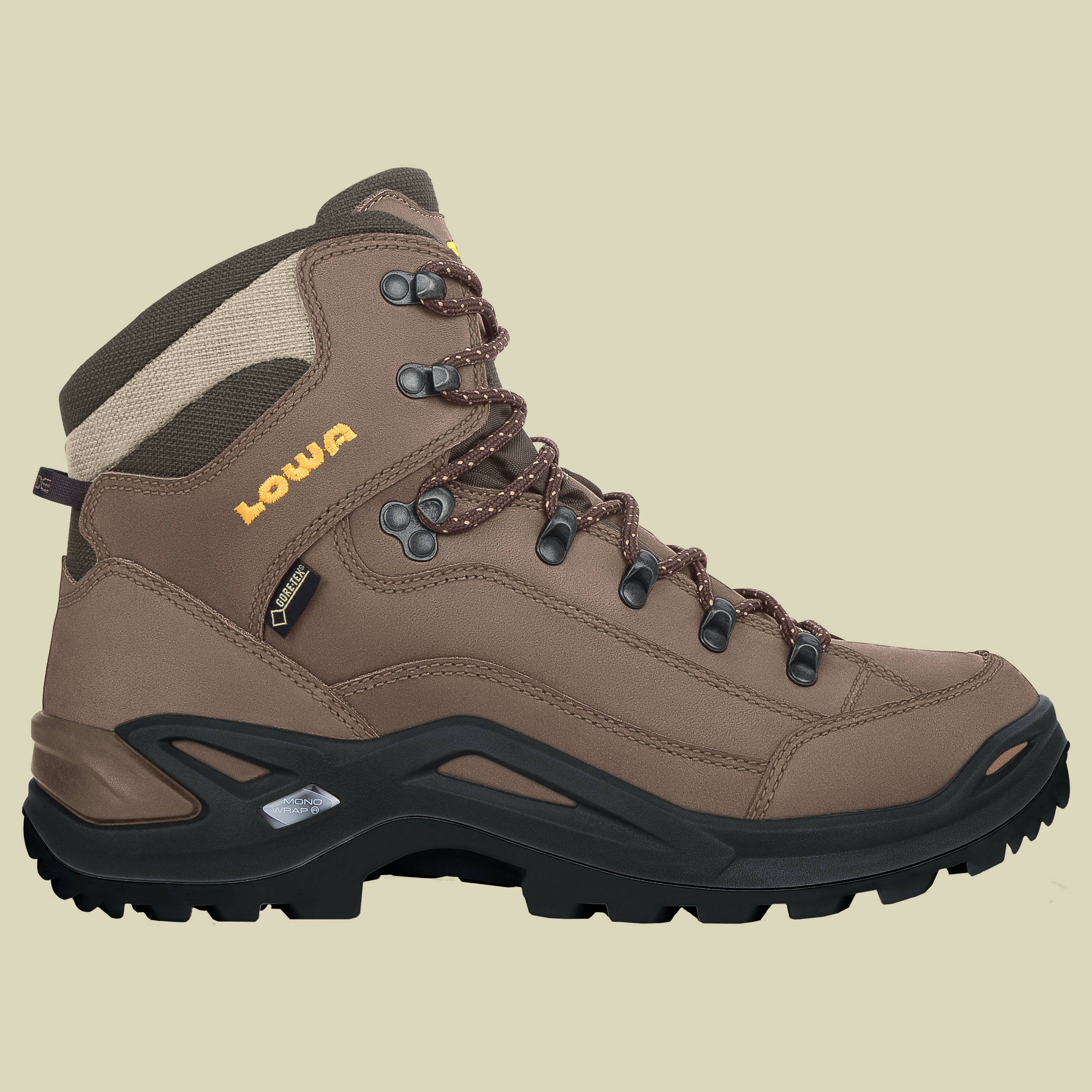 Renegade GTX Mid Wide Men Größe UK 9 Farbe sepia