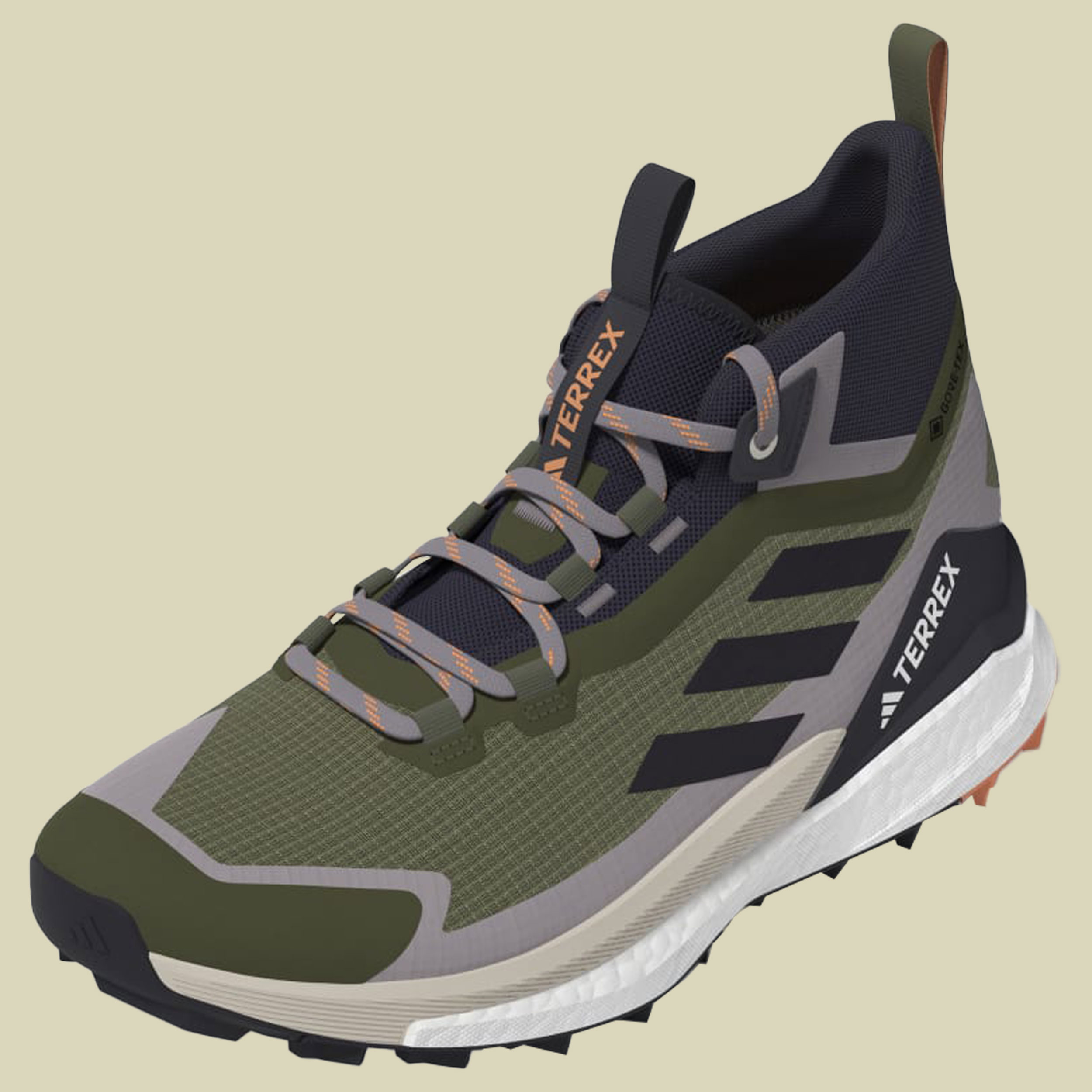 Terrex Free Hiker 2 GTX Women mehrfarbig UK 5,5 - olive strata/aurora black/amber tint