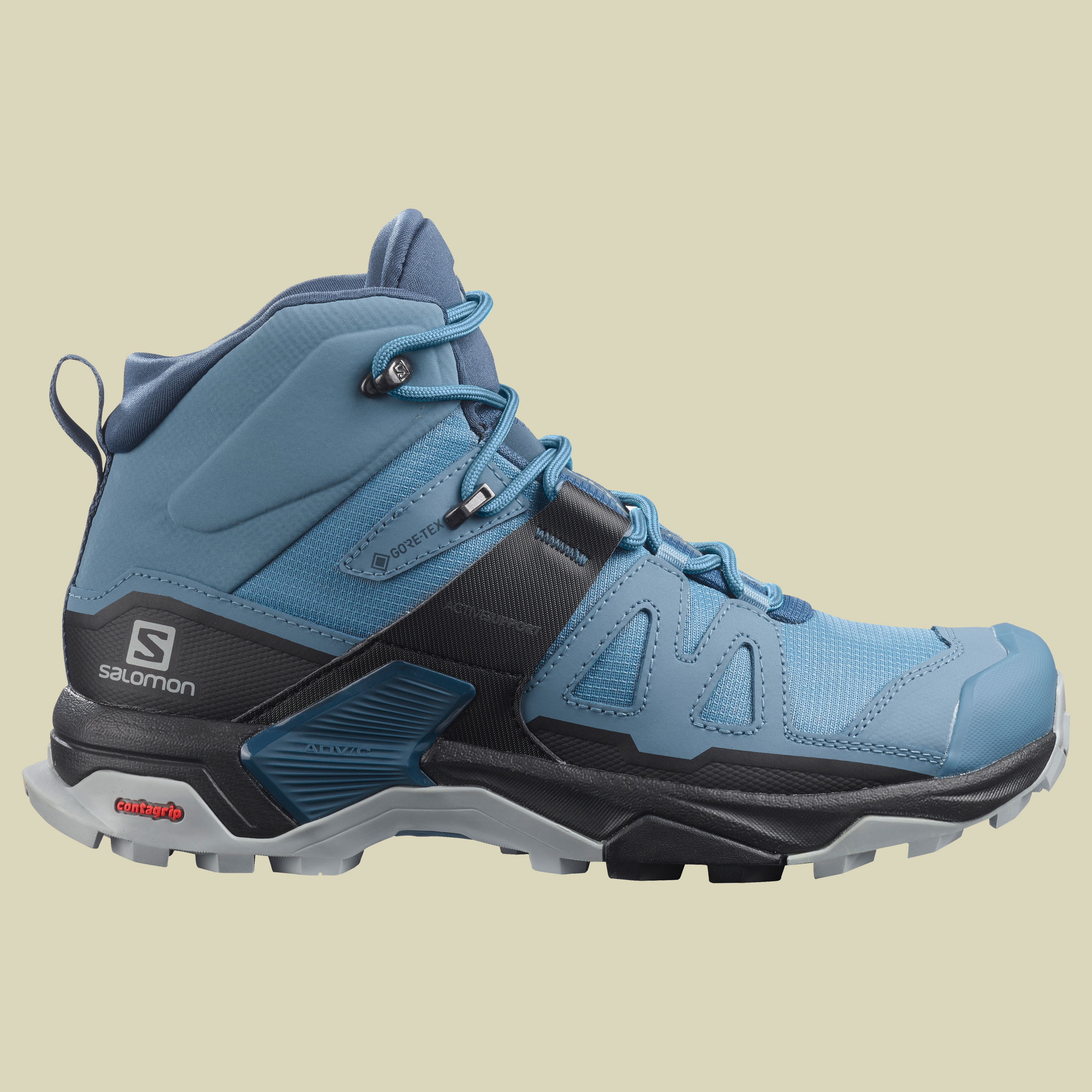 X Ultra 4 Mid GTX Women Größe UK 7 Farbe copen blue/black/dark denim