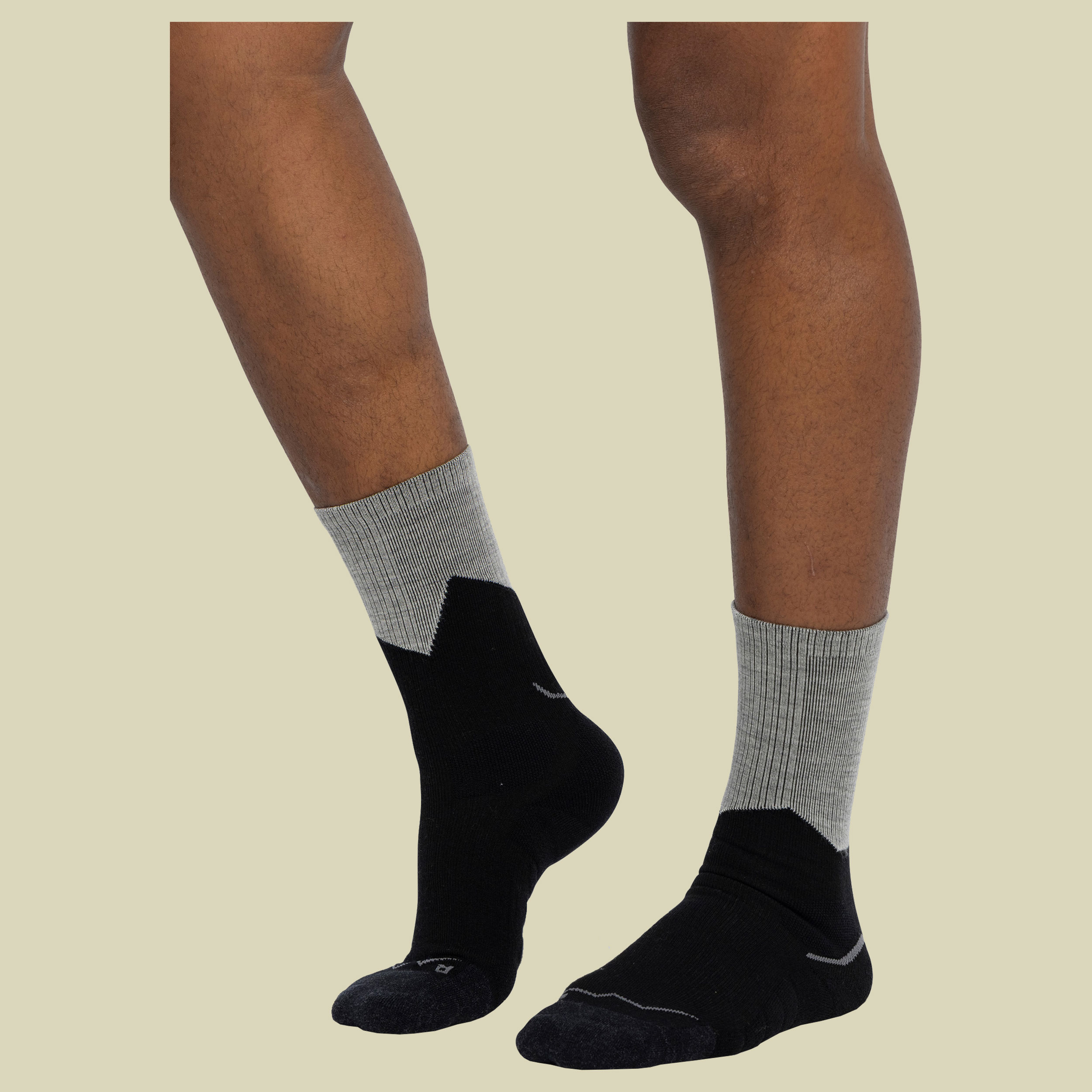 Merino Midweight Crew Socks 45-47 (XL) schwarz - MWC1 black