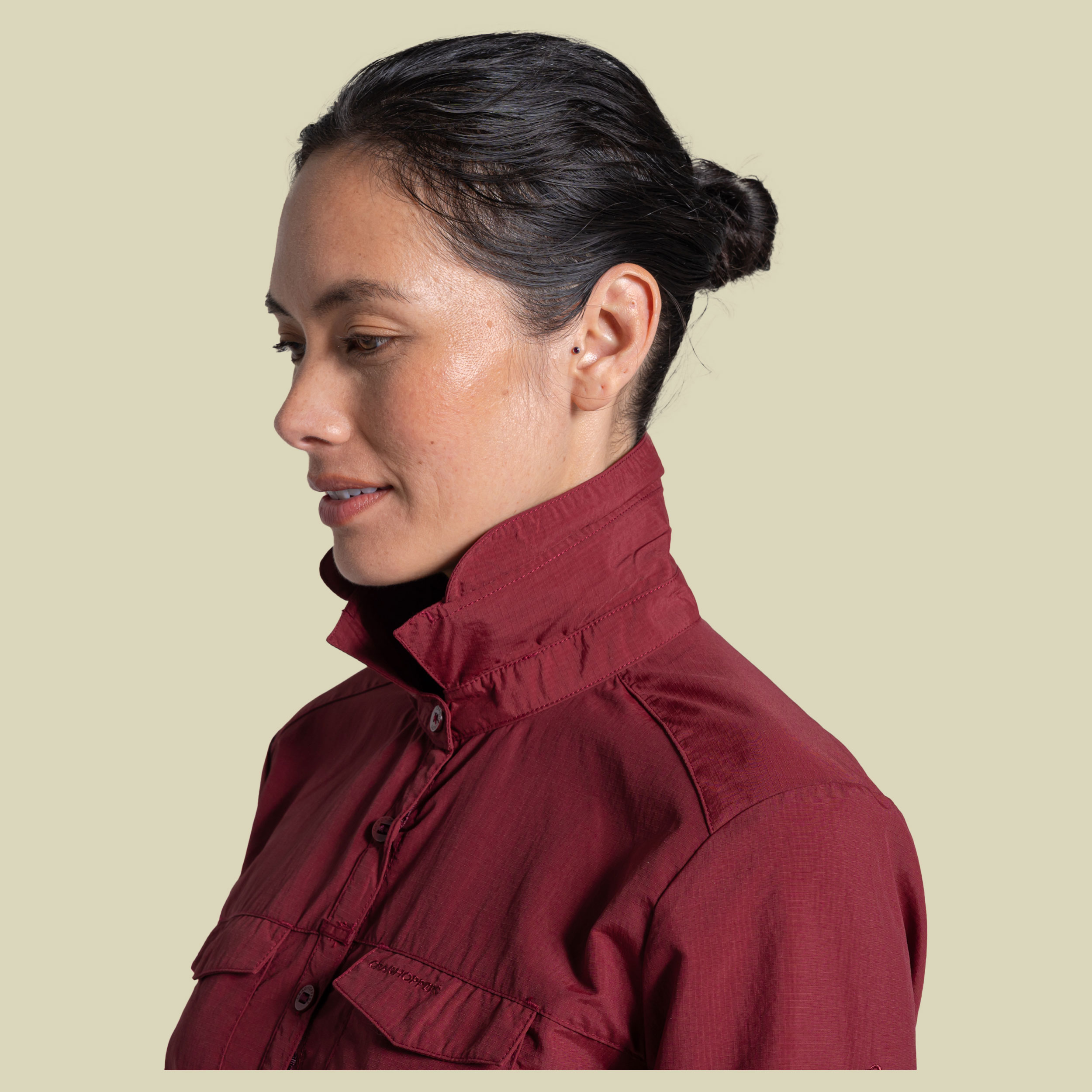NosiLife Adventure Long Sleeved Shirt III Women 42 (16) rot- riad red