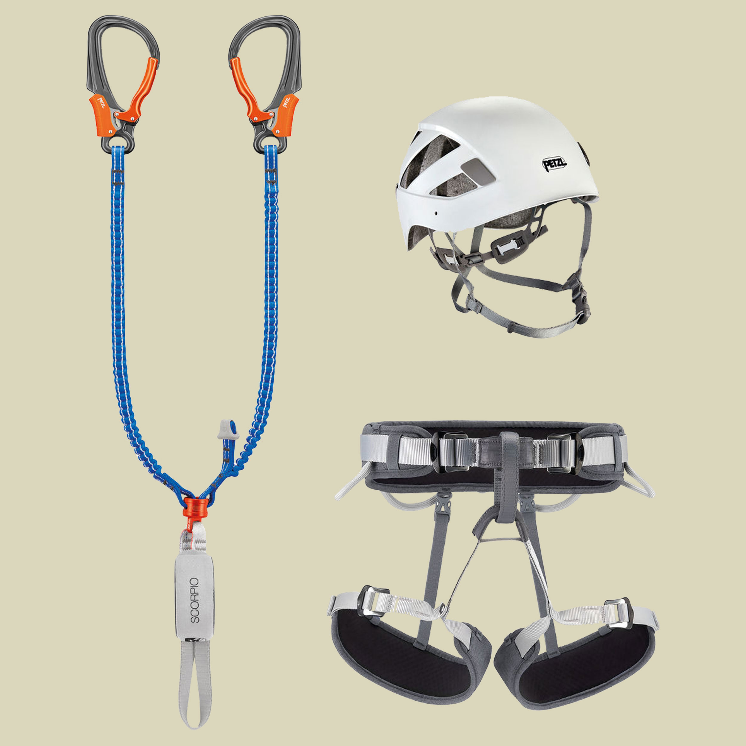 Kit Via Ferrata Eashock 1 Klettersteig-Komplettset