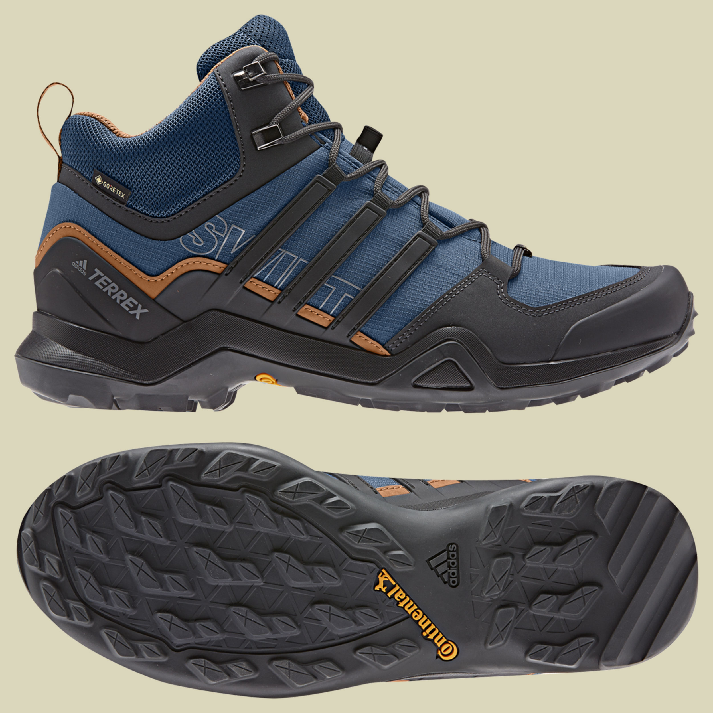 Terrex Swift R2 Mid GTX Men Größe UK 9,5 Farbe legmar/cblack/teccop