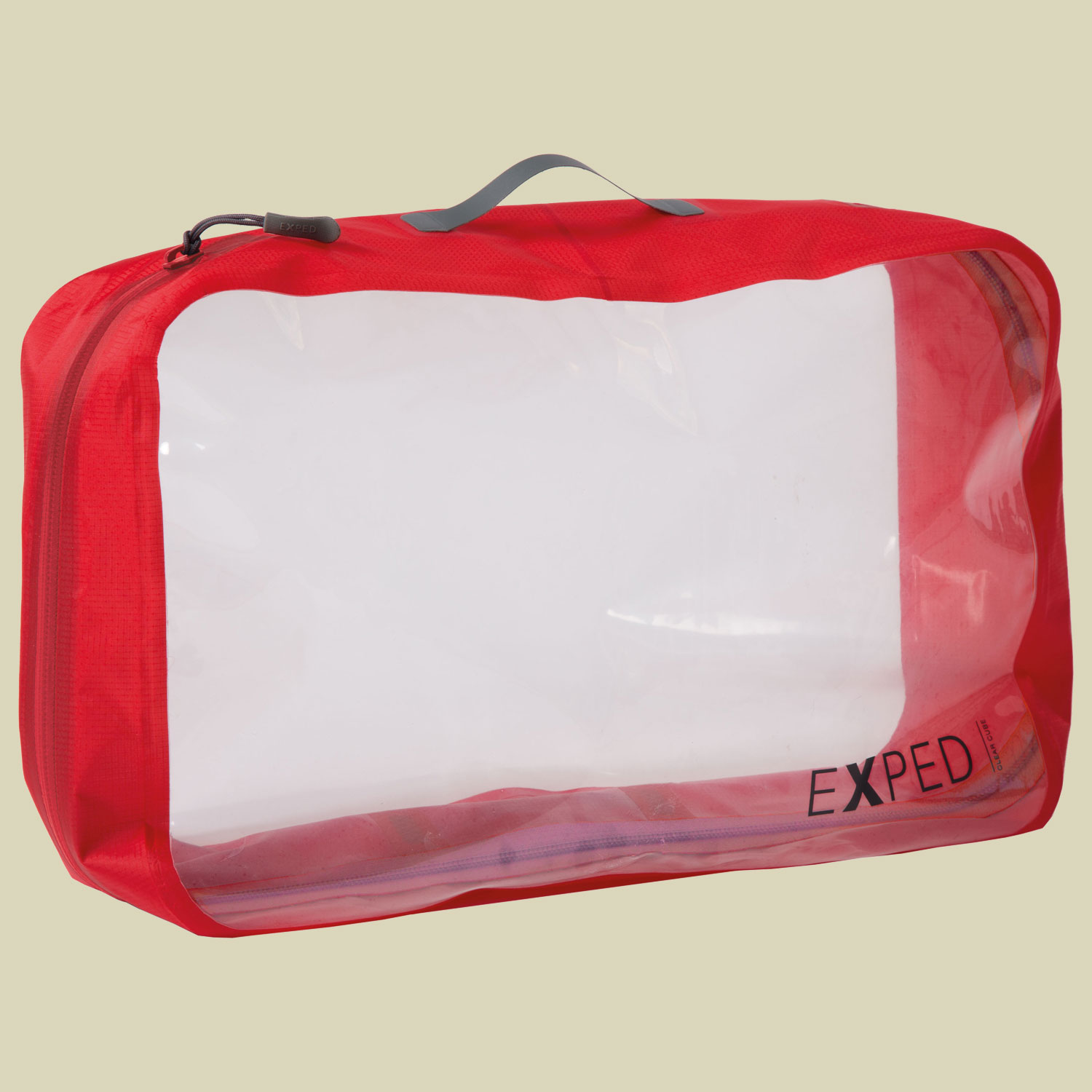 Clear Cube Größe XL  Farbe red