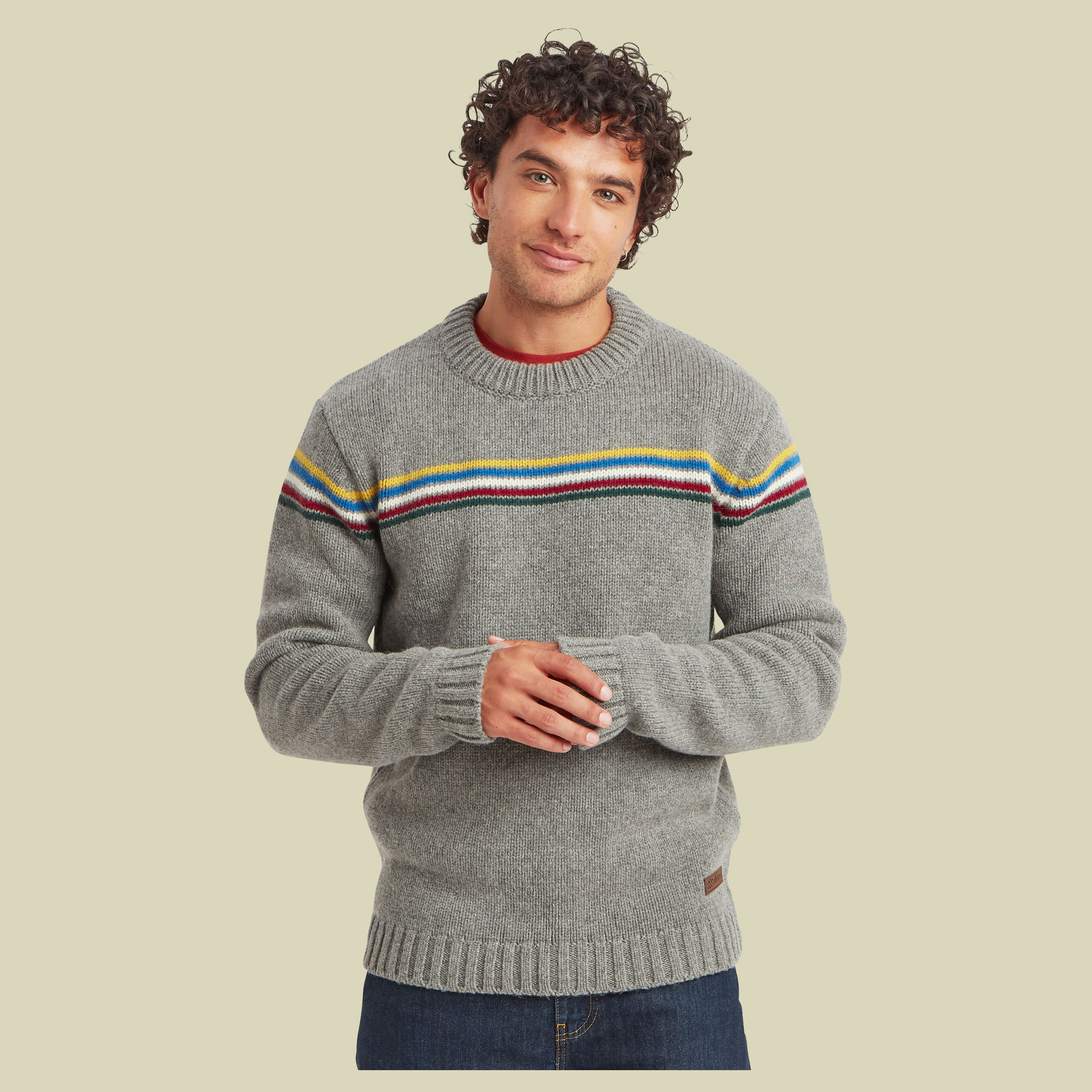 Mahesh Sweater Men XL grau - monsoon
