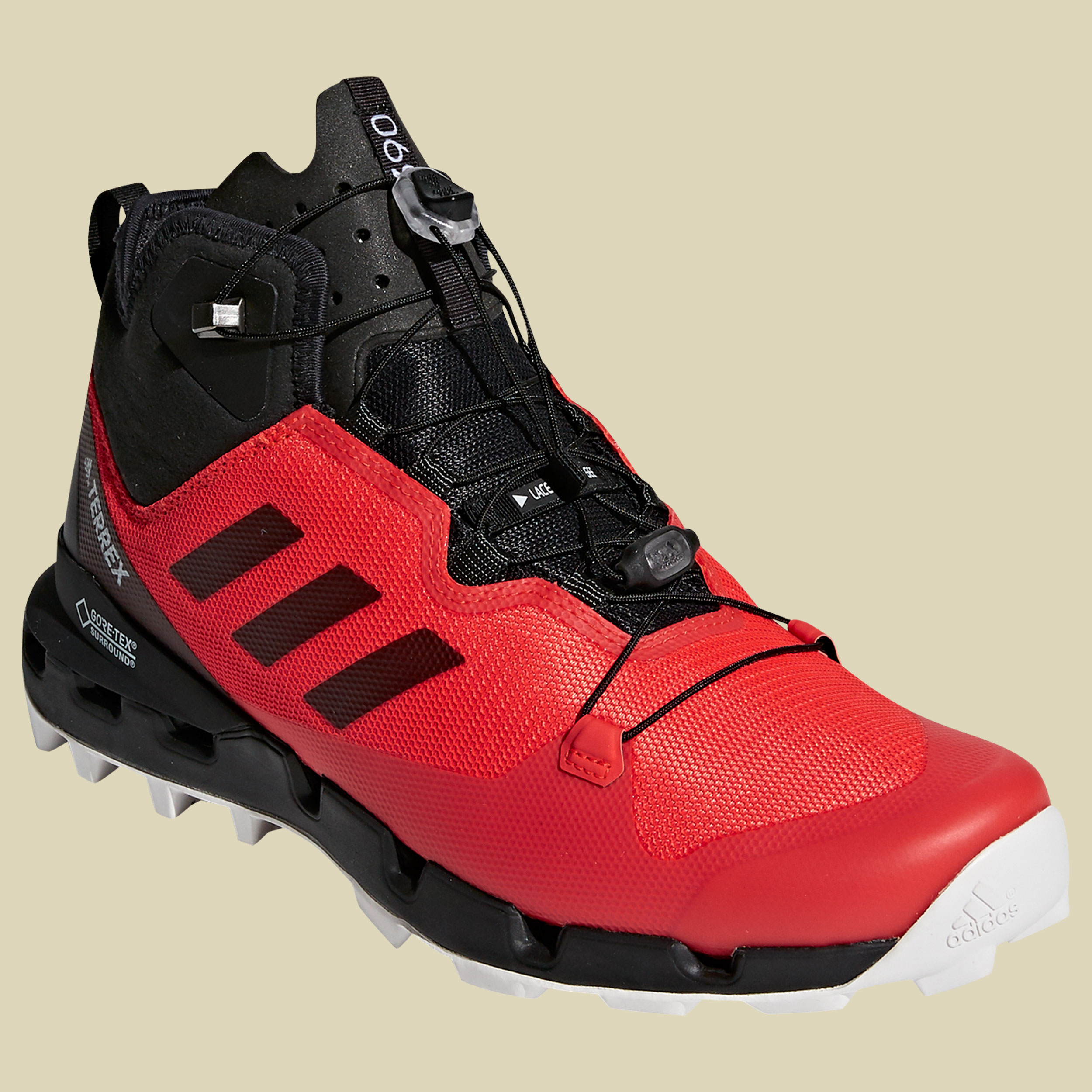 Terrex Fast Mid GTX-Surround Men Größe UK 7,5 Farbe hires red/core black/grey one